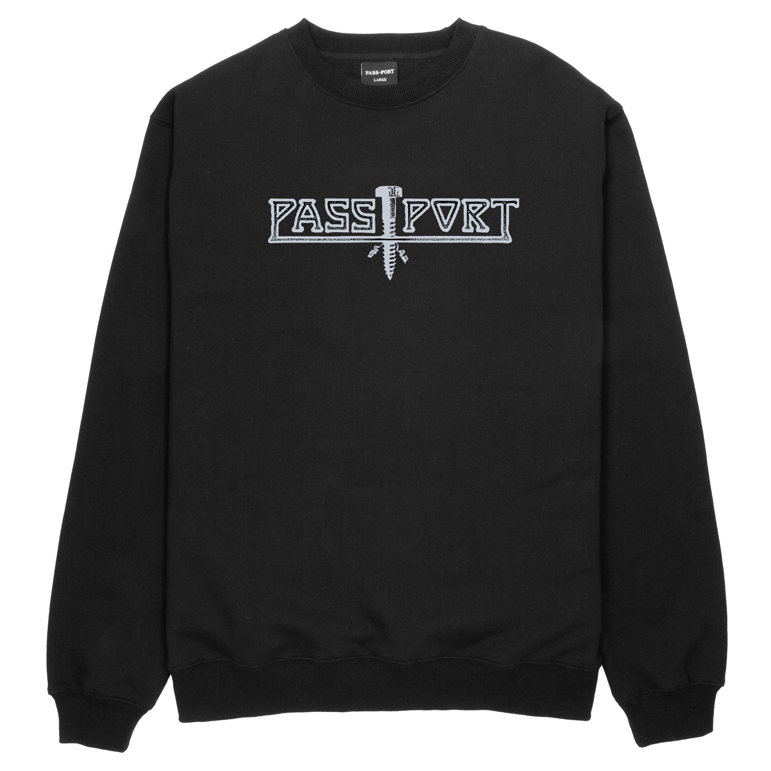 Pass~Port 'Screwed Sweater' Hoodie (Black)