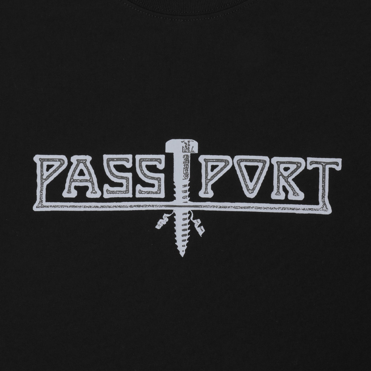 Pass~port Screwed Tee (Black)