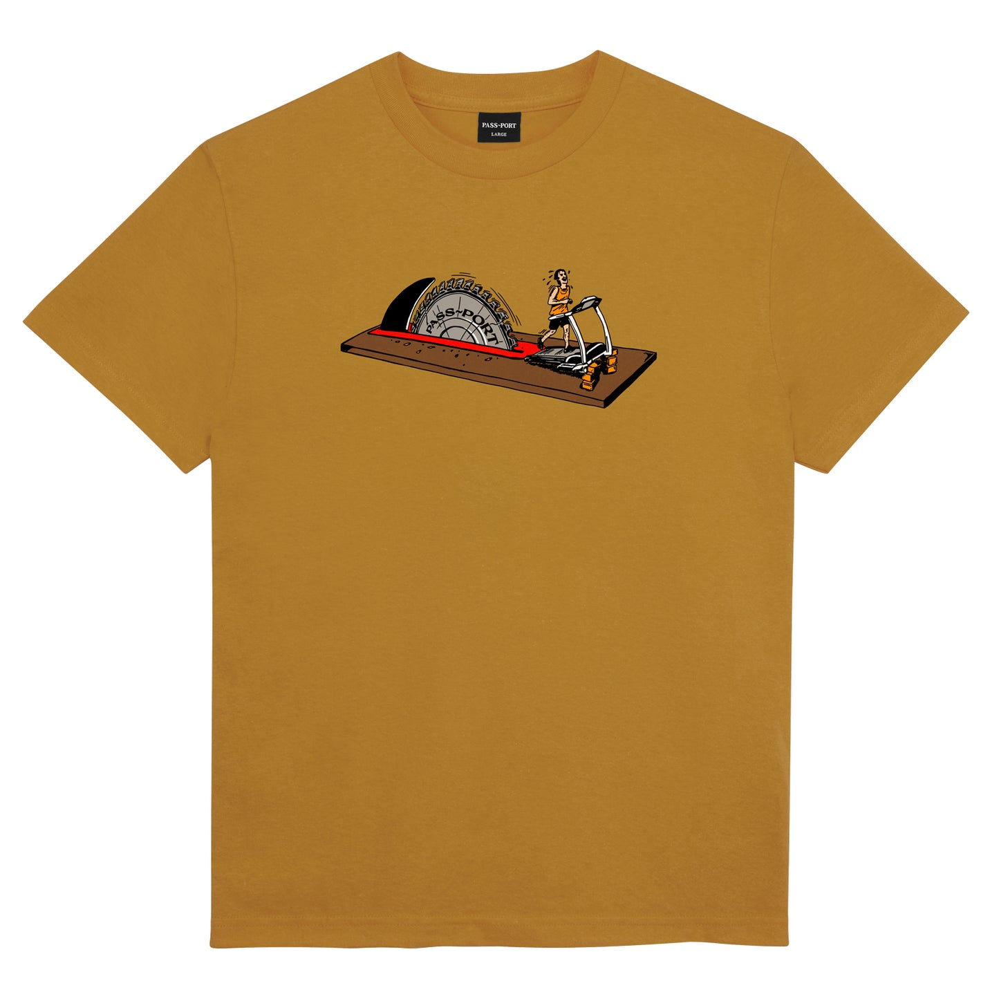 Pass~Port Keep Running Tee (Mustard)