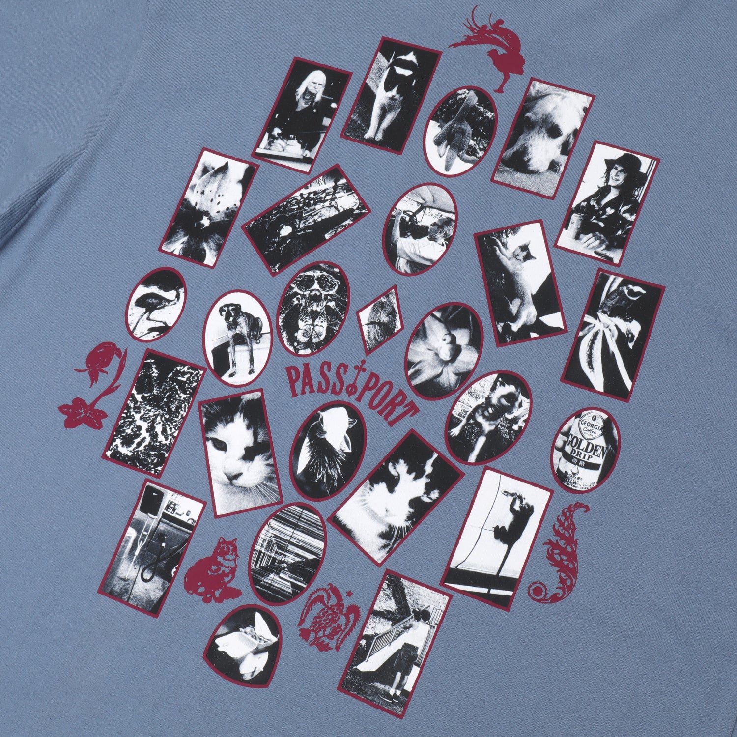 Pass~Port 'Sophomore' T-Shirt (Washed Out Blue)