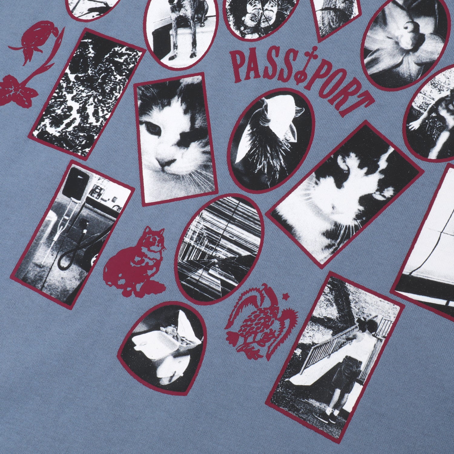 Pass~Port 'Sophomore' T-Shirt (Washed Out Blue)