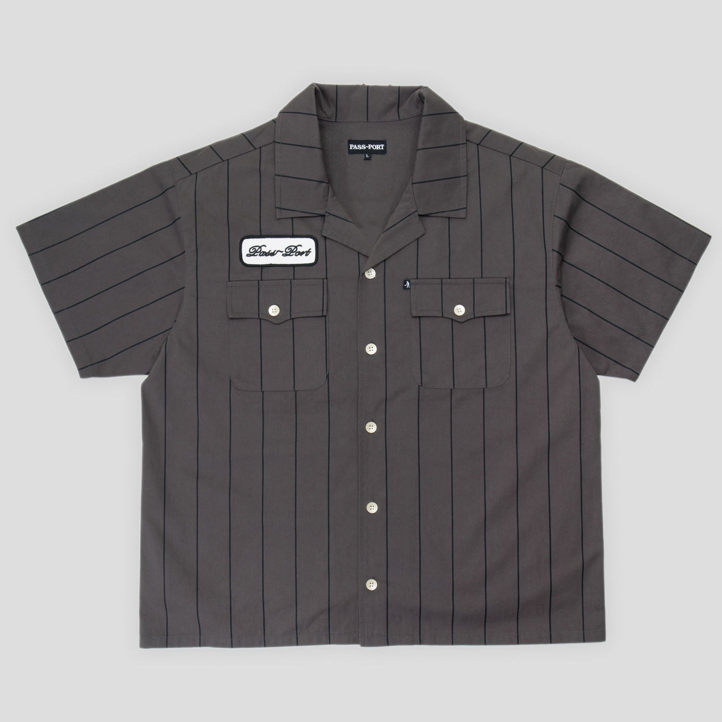 Pass~Port 'Striped Casual' T-Shirt (Tar)
