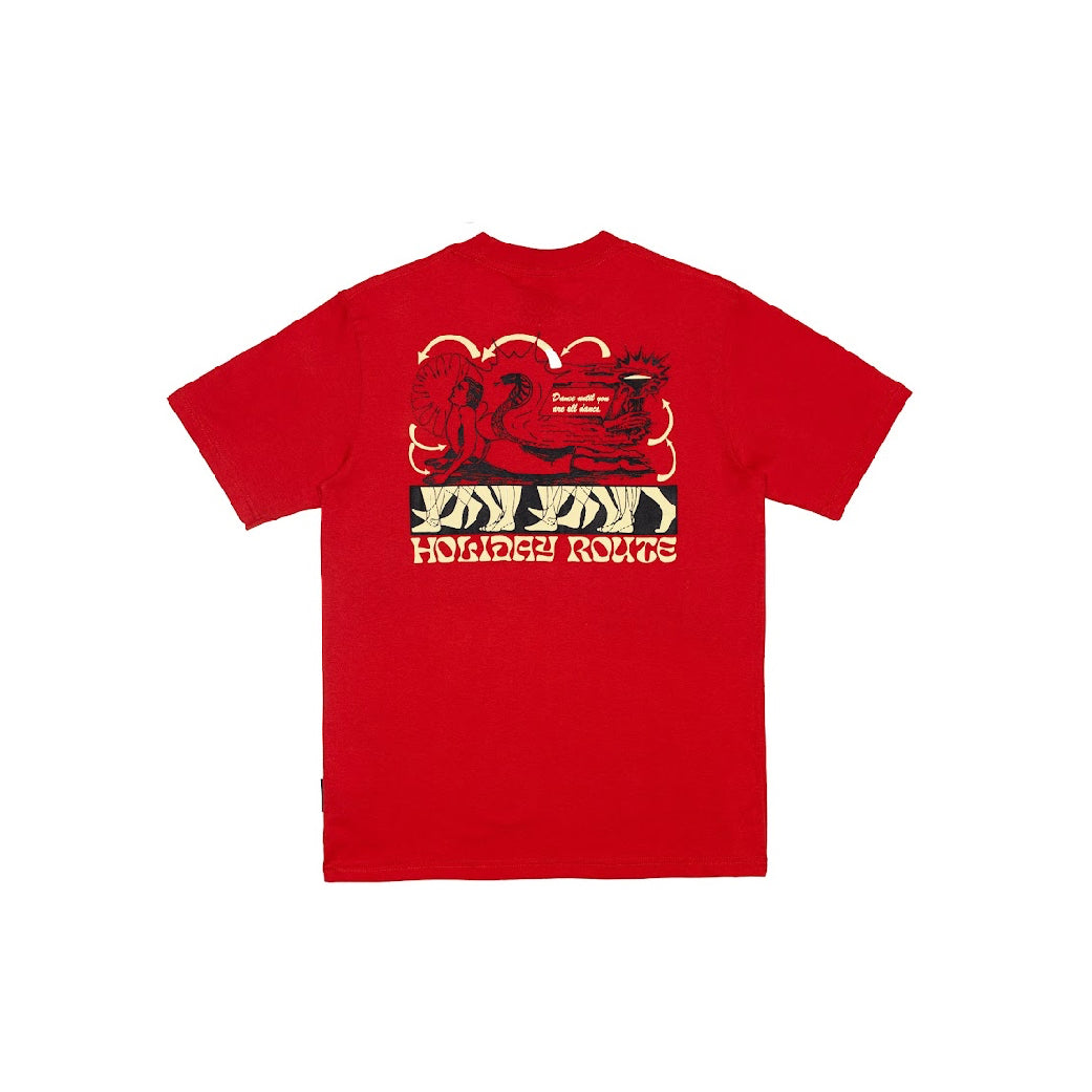 Holiday Route 'Torch' T-Shirt (Chili Red)
