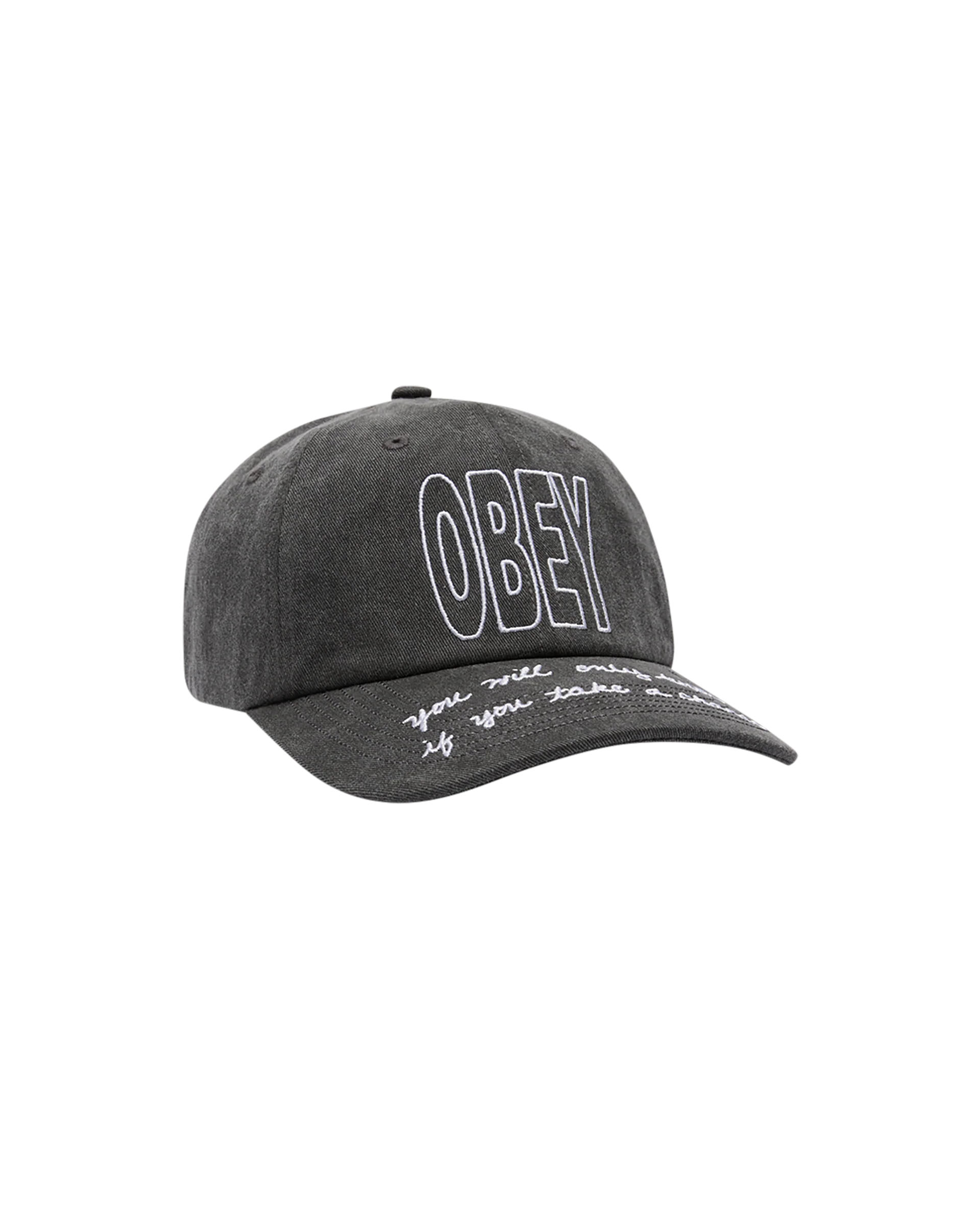 OBEY 'Chance Pigment Velcro Back' Hat (Pigment Black)