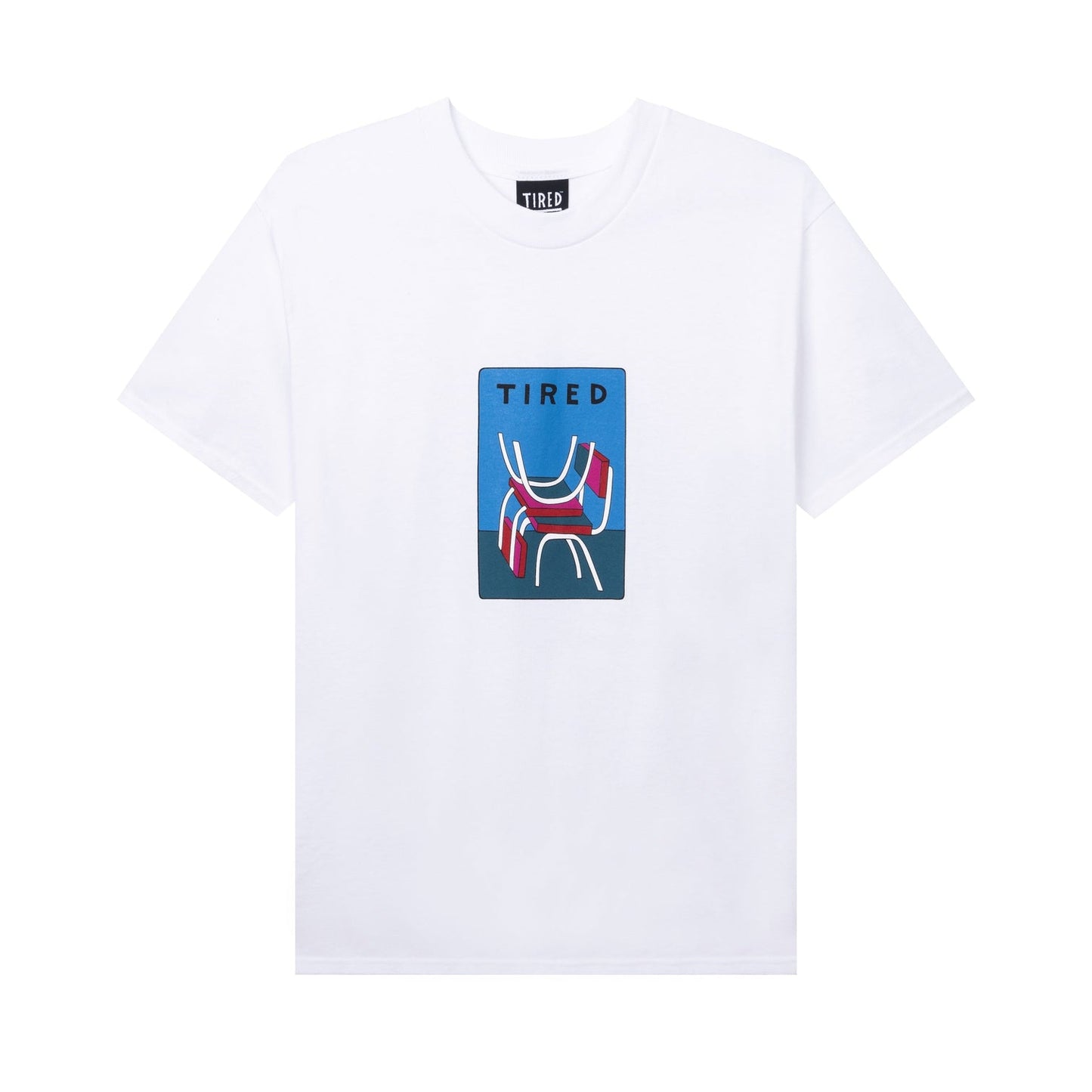 Tired Skateboards "Seats" T-Shirt (White)