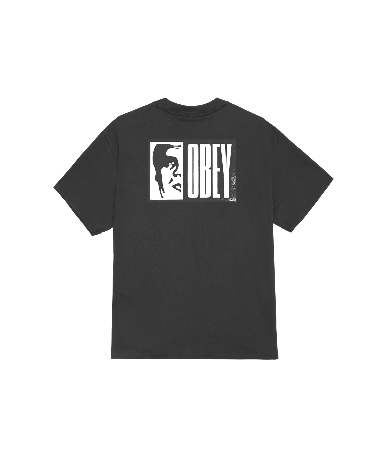 OBEY HALF ICON CLASSIC T-SHIRT (VINTAGE BLACK)