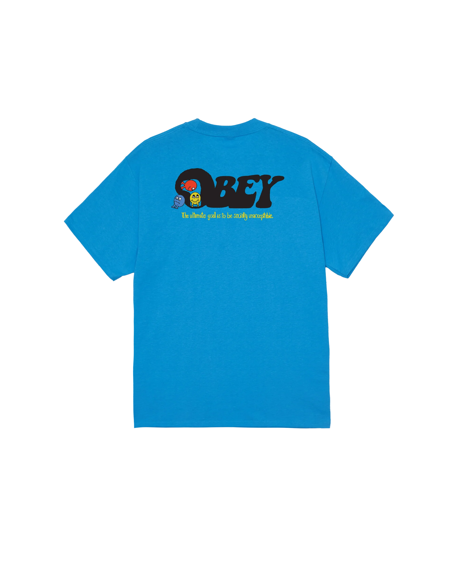 OBEY 'Earth Drop Out Classic' T-Shirt (Azure Blue)