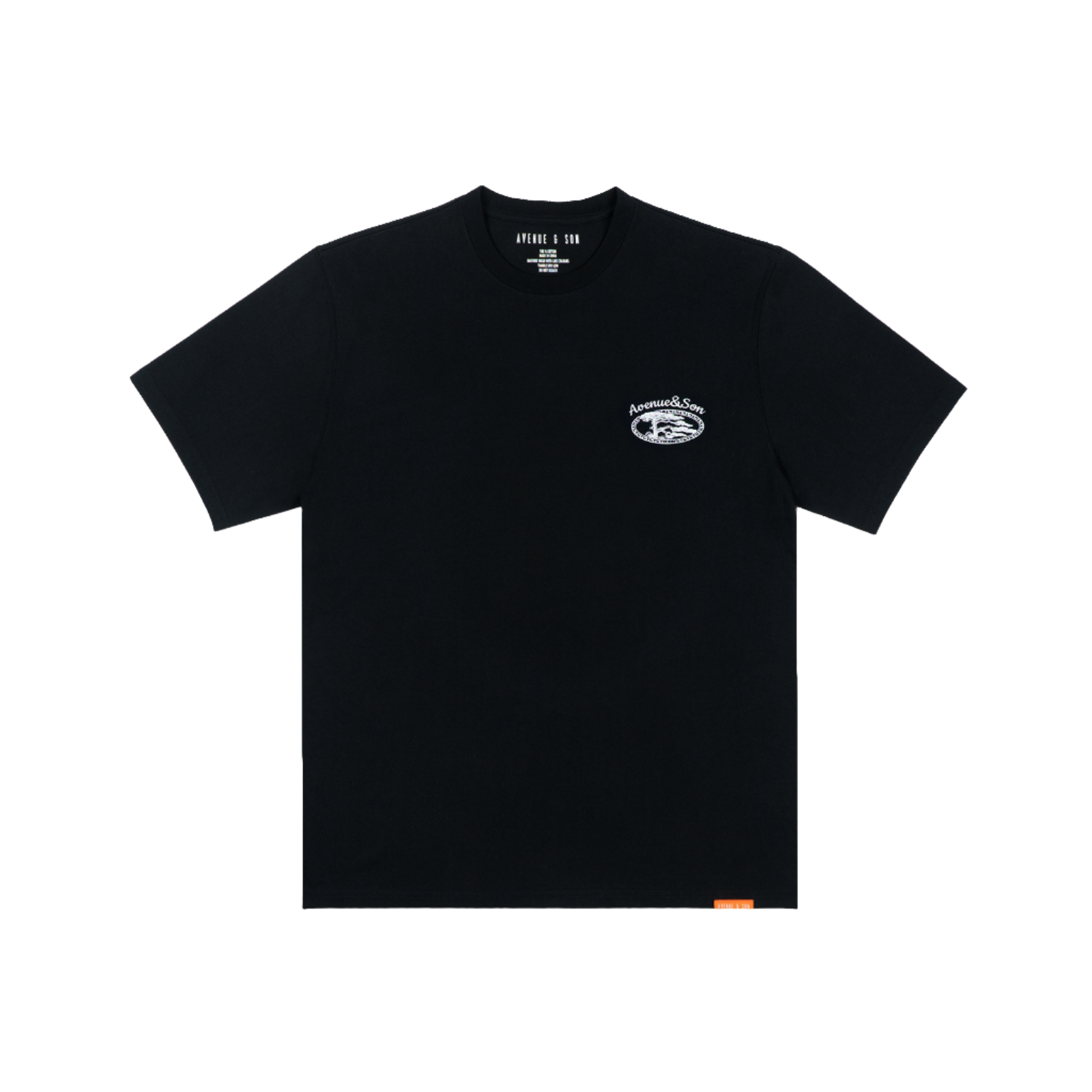 Avenue & Son 'Pine' T-Shirt (Black)