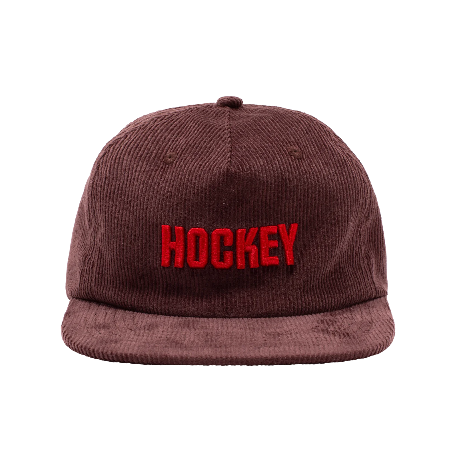 Hockey 'Corduroy 5 Panel' Hat (Brown)