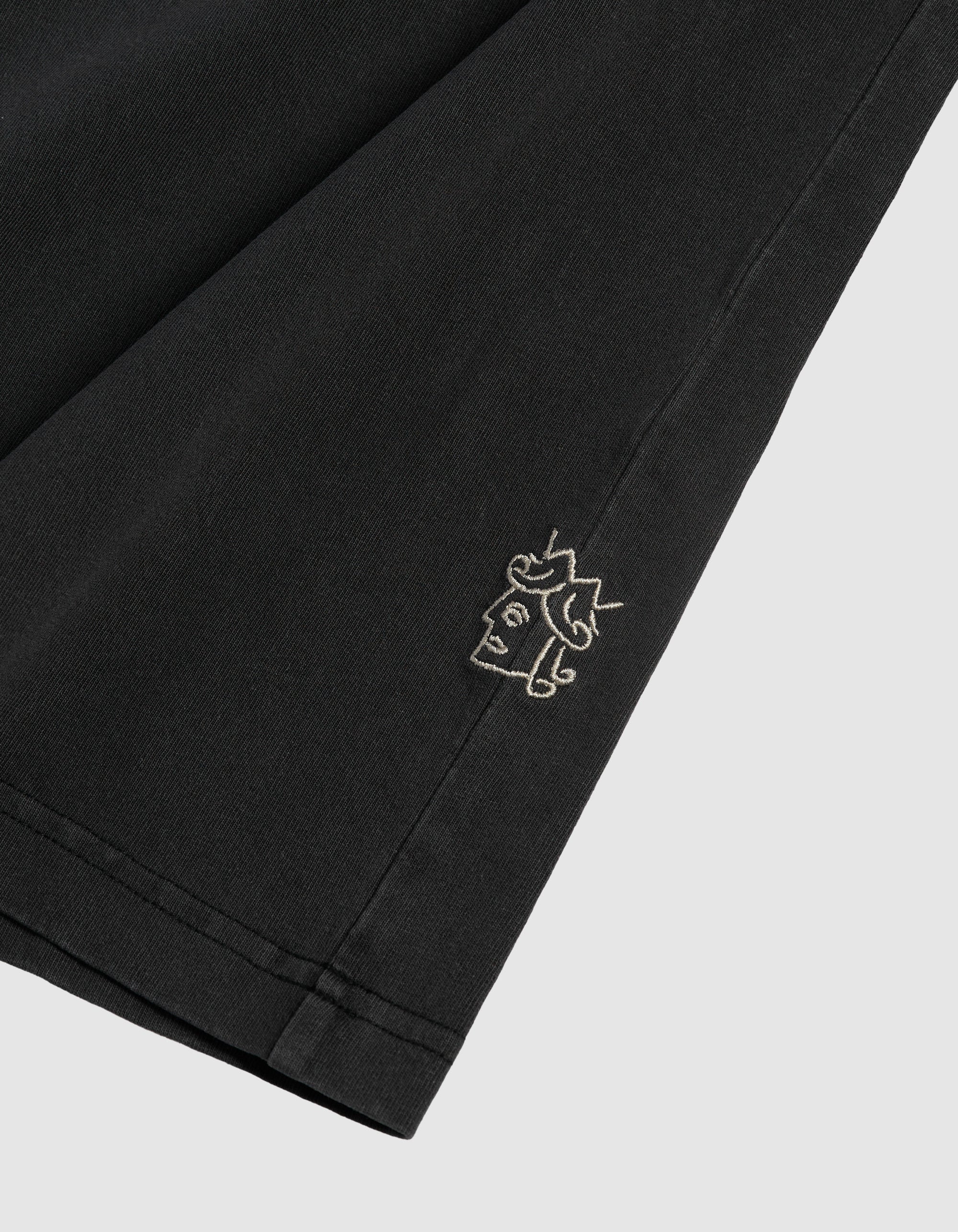 VICTORIA 'Hand-Drawn Gothic' T-Shirt (Washed Black)