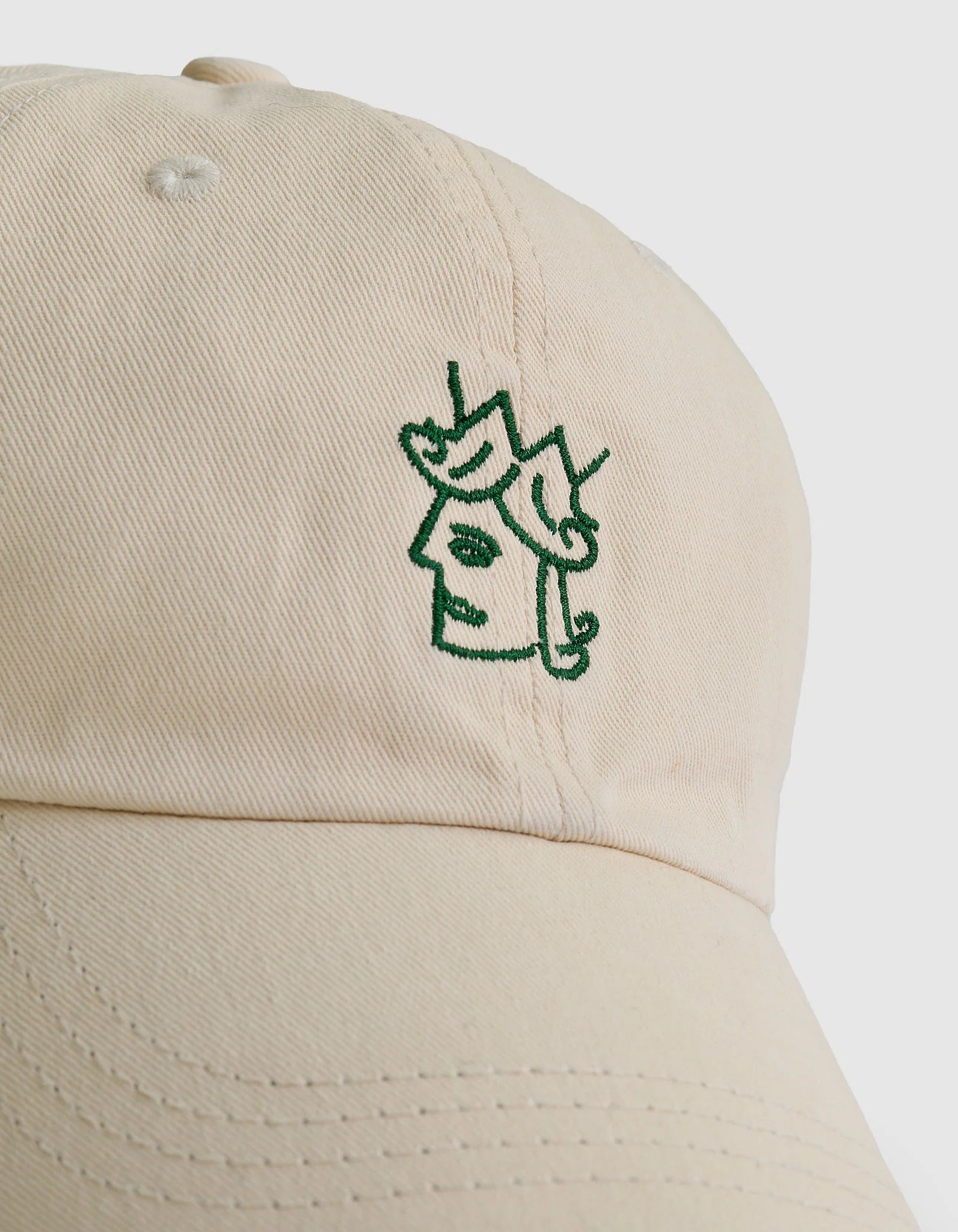 VICTORIA 'Queenhead Logo' Cap (Washed Natural)