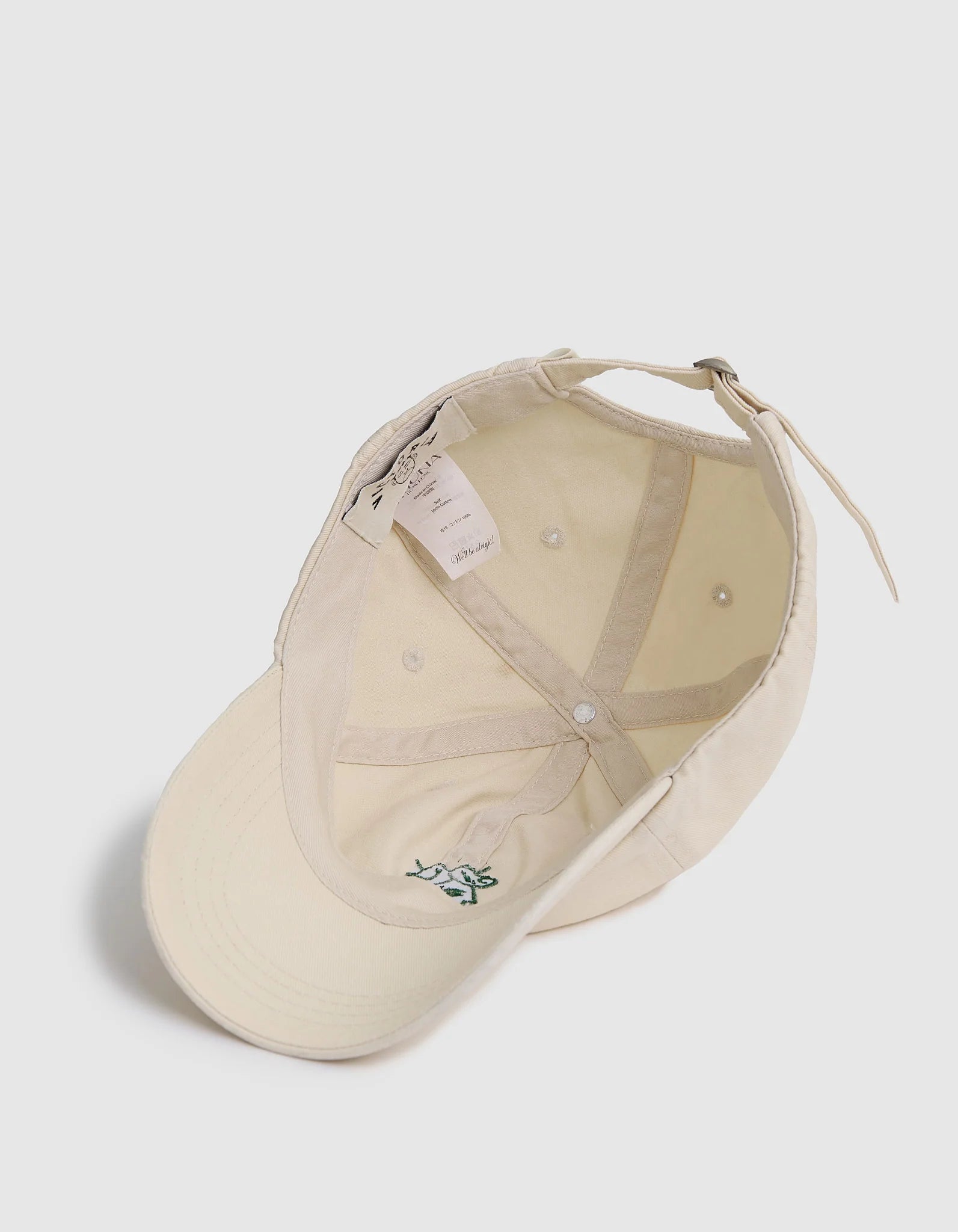 VICTORIA 'Queenhead Logo' Cap (Washed Natural)