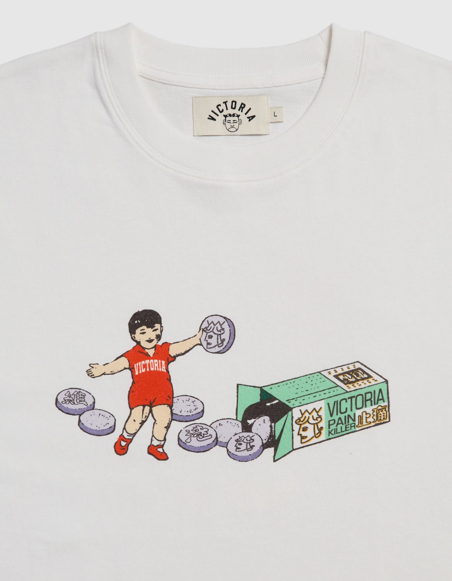 Victoria Painkiller Tee (White)
