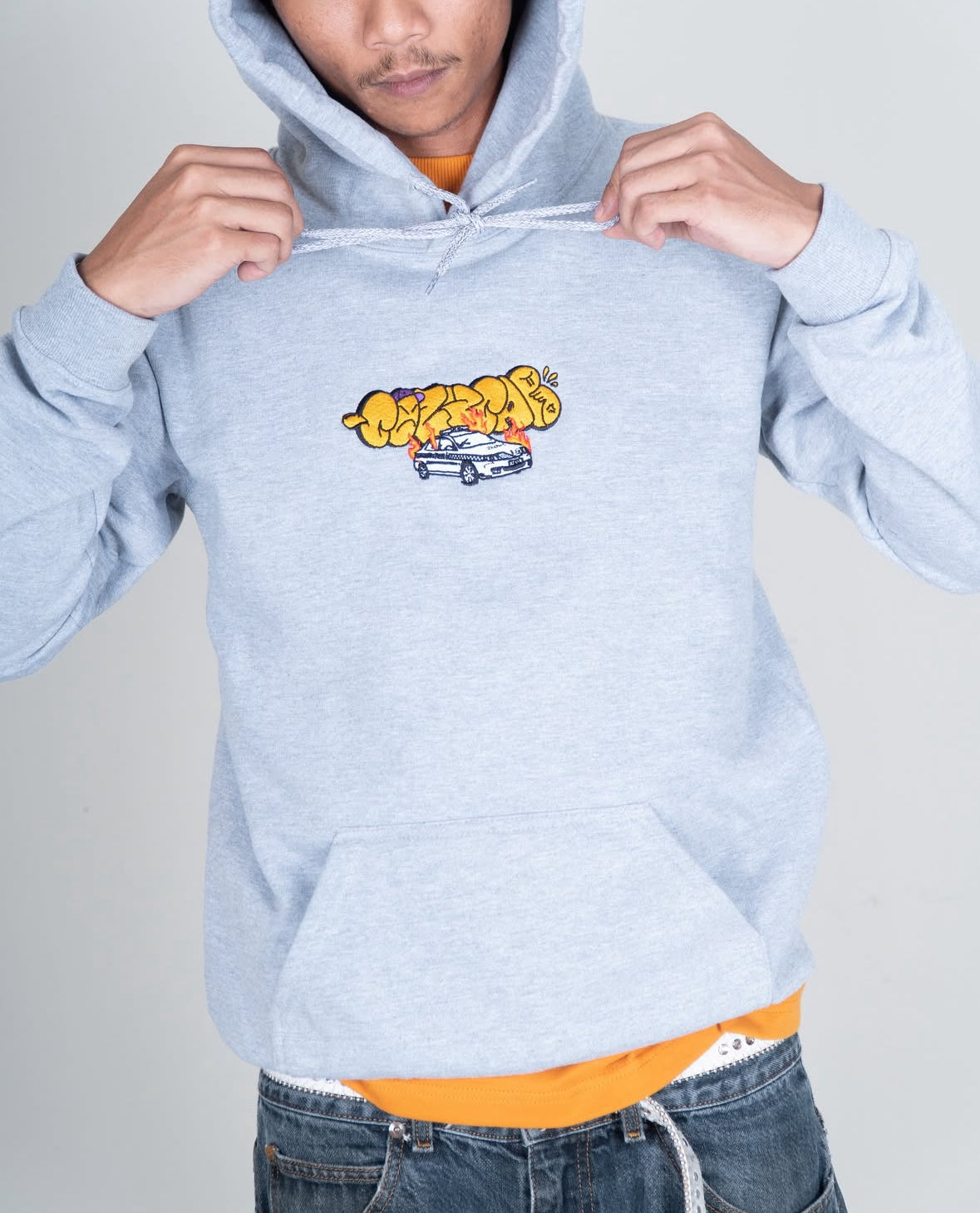 COZYCAB FUCK 12 HOODIE (GREY)