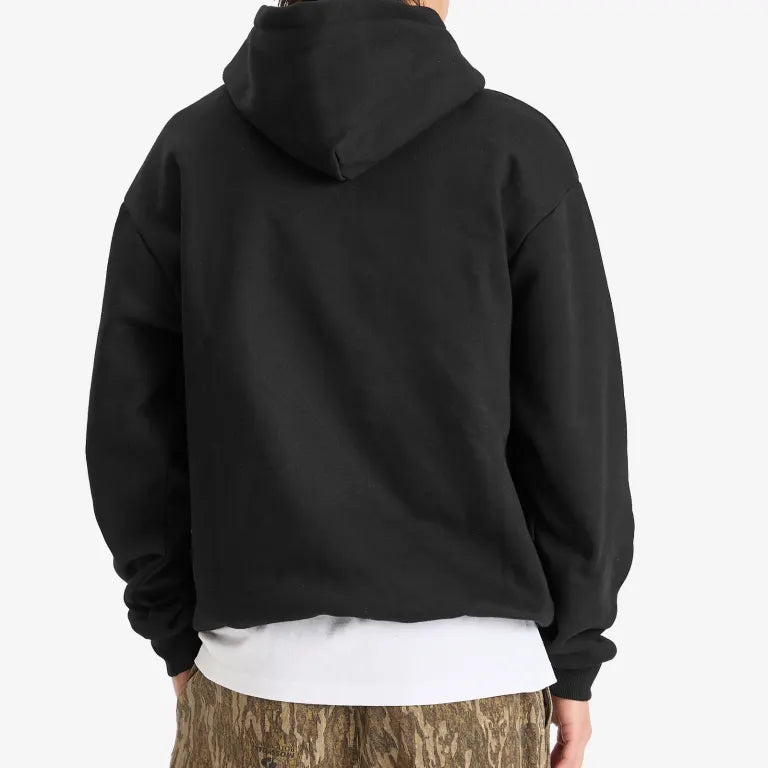 Butter Goods 'Satin Logo Applique' Pullover Hoodie (Black)
