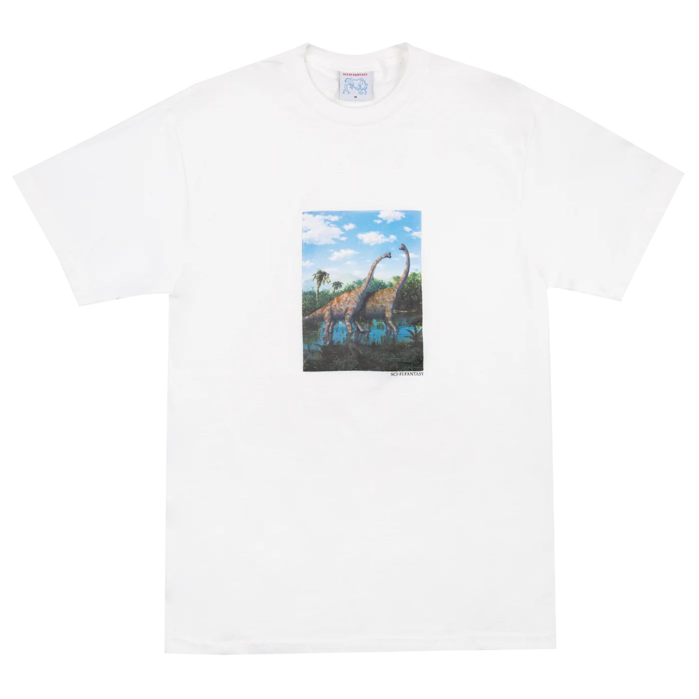 Sci-Fi Fantasy "Dino" T-Shirt (White)