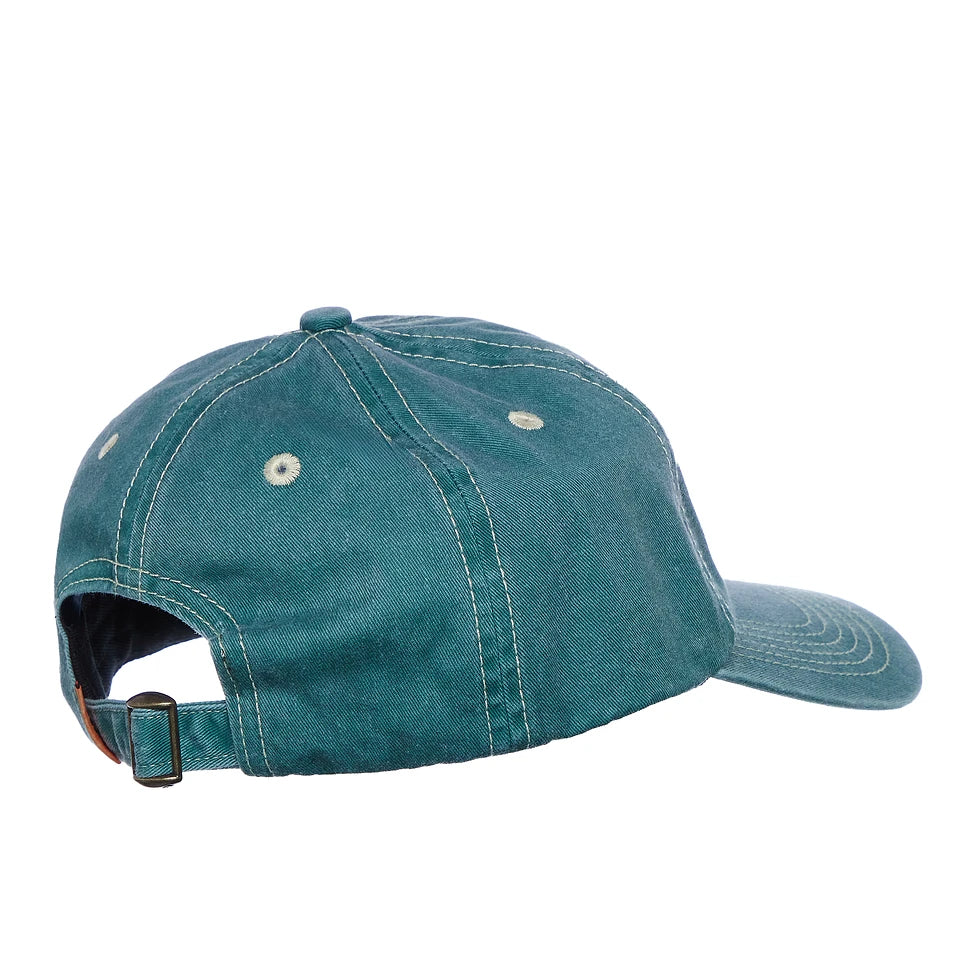 Butter Goods 'Rounded Logo' 6 Panel Cap (Washed Ocean)