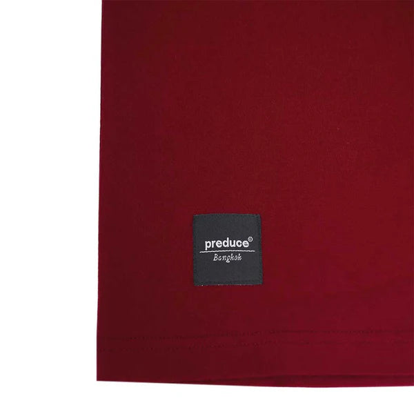 Preduce Skateboards 'Kids Logo' T-Shirt (Deep Red/Sand)