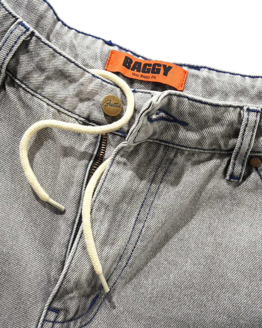 Butter Goods 'Encounter' Denim Jeans (Washed Soft Grey)