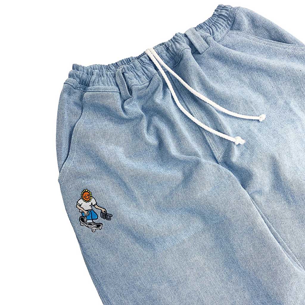 Televisi Star 'Baggy OG Sunflowers' Pants (Light Blue Denim)