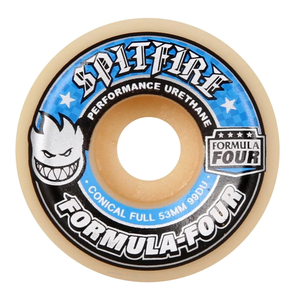 Spitfire 52mm/53mm/54mm/56mm (99A) 'Formula Four Conical Full' Wheels