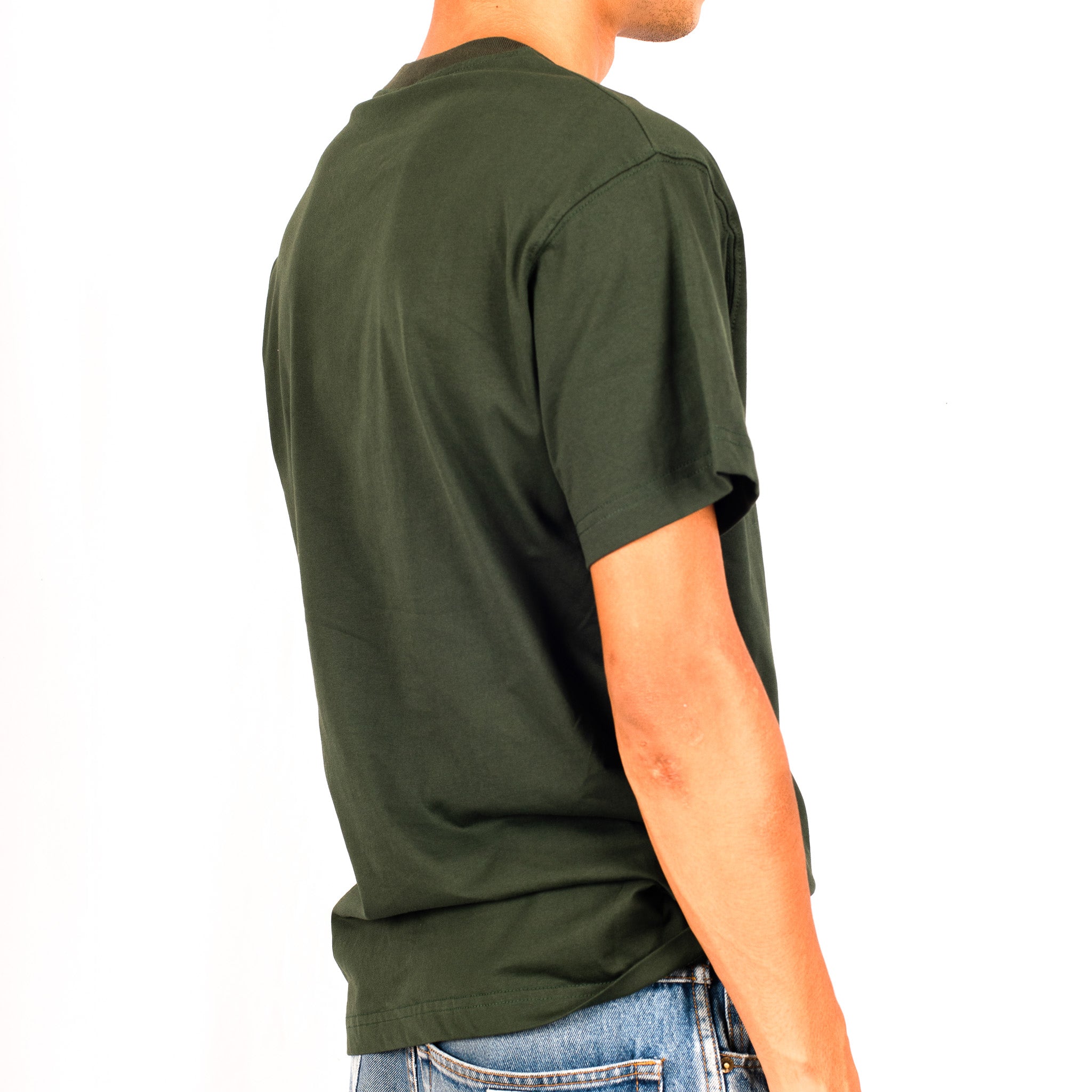 Pass~Port 'Workers Organic Cotton' T-Shirt (Bottle Green)