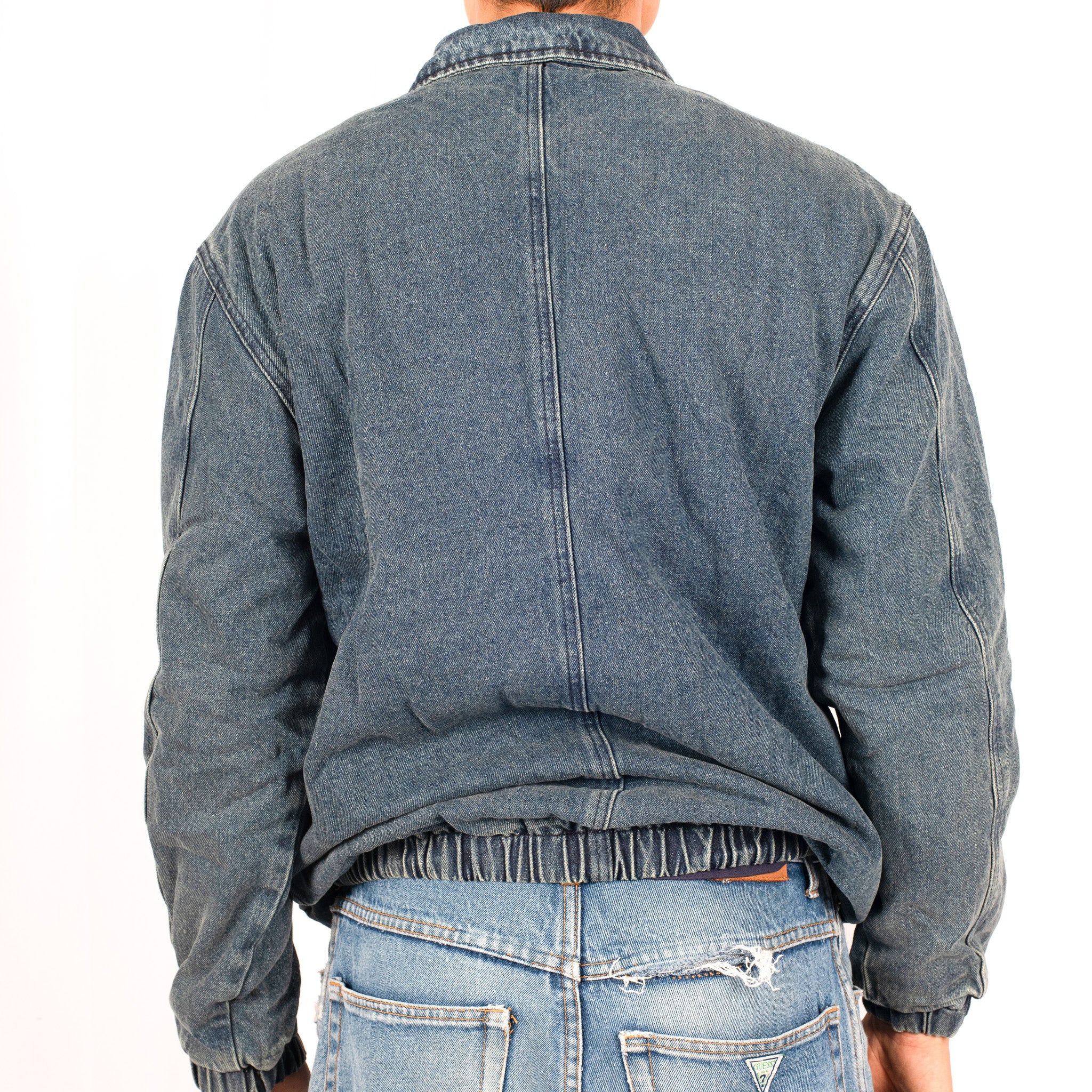Pass~Port 'Vineyard Birds Denim Delivery' Jacket (Washed Indigo)