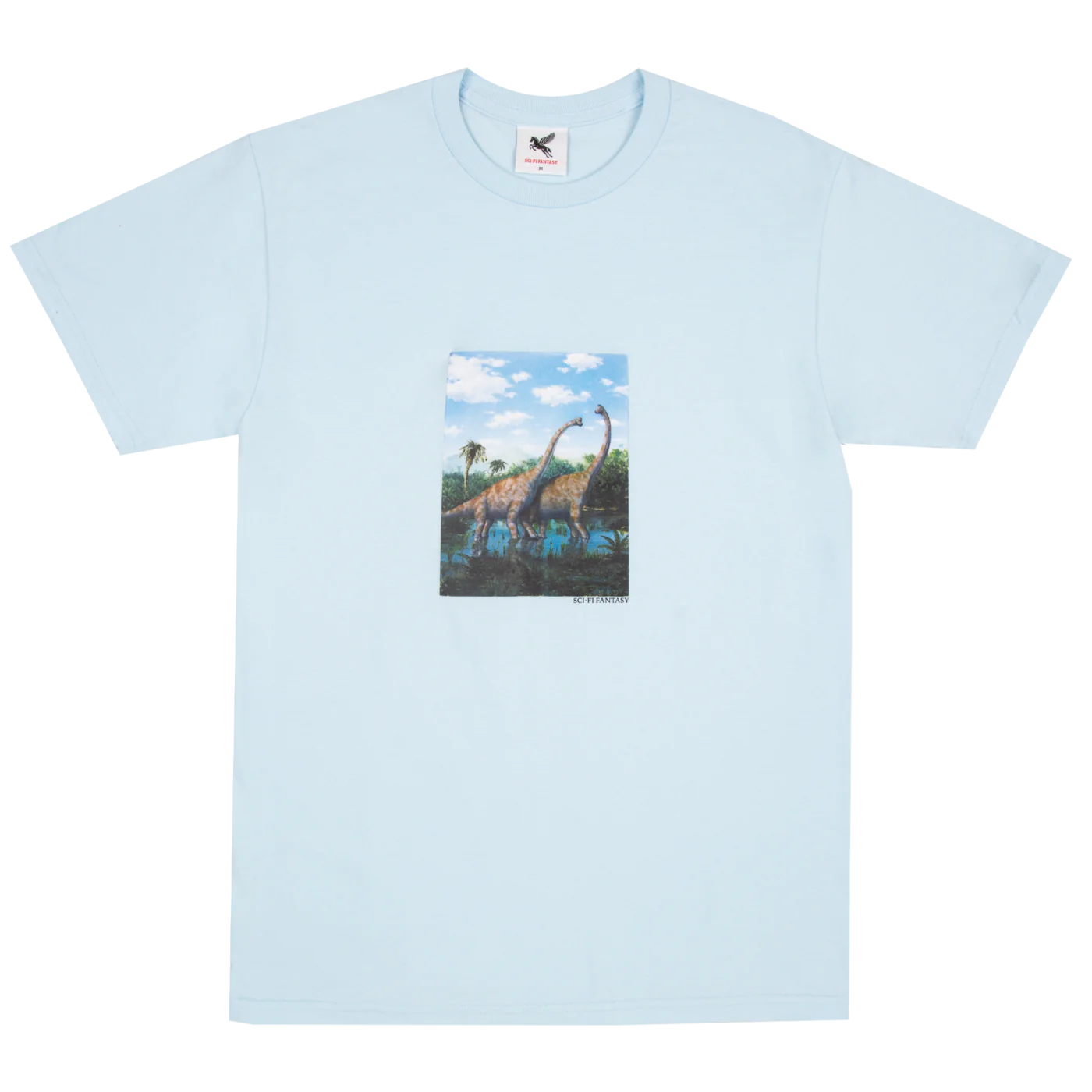 Sci-Fi Fantasy "Dino" T-Shirt (Chambray)