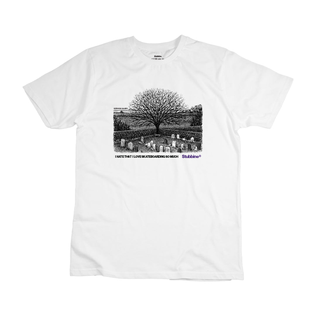 Stubbine 'Grave' T-Shirt (White)
