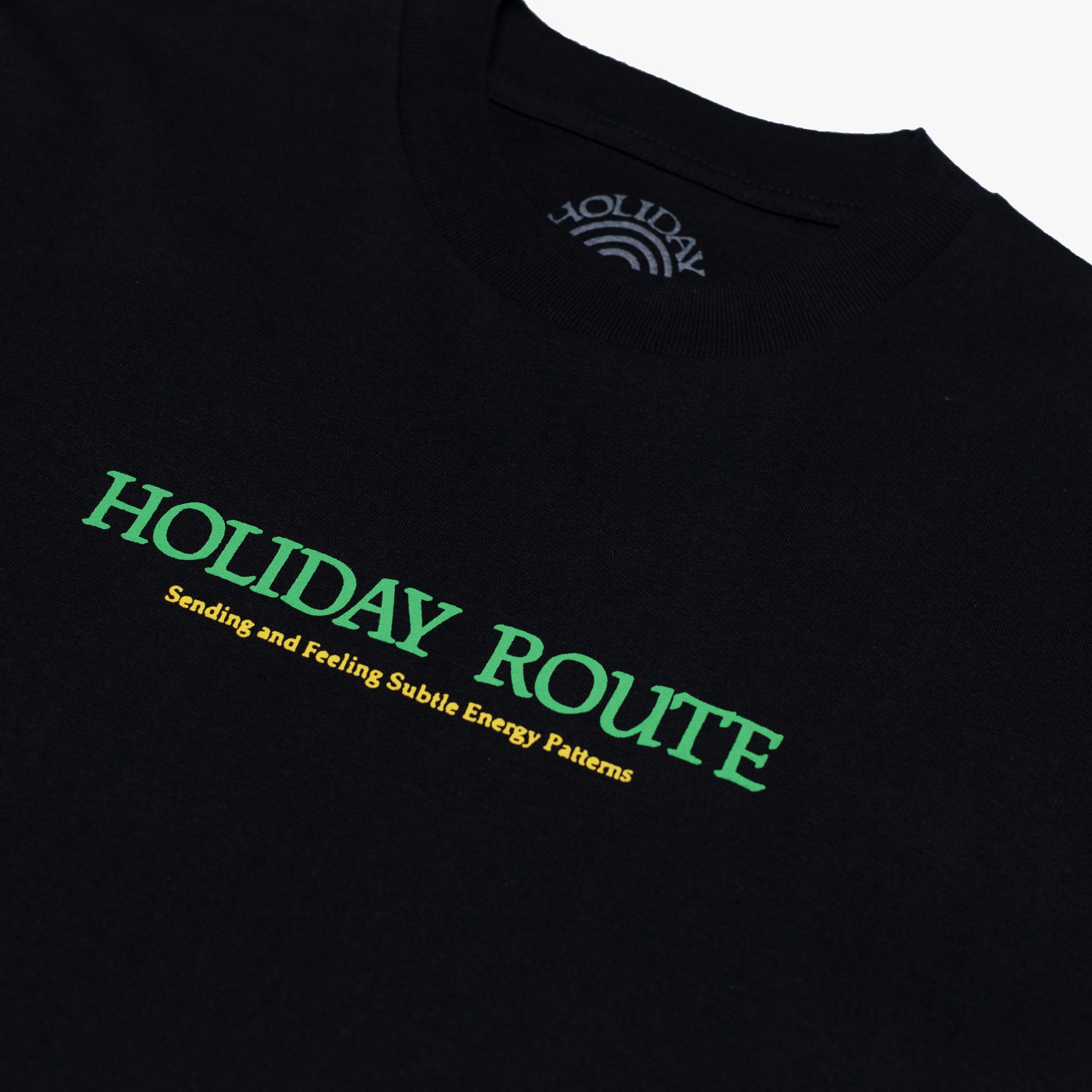 Holiday Route 'HR Energy Patterns' T-Shirt (Black)