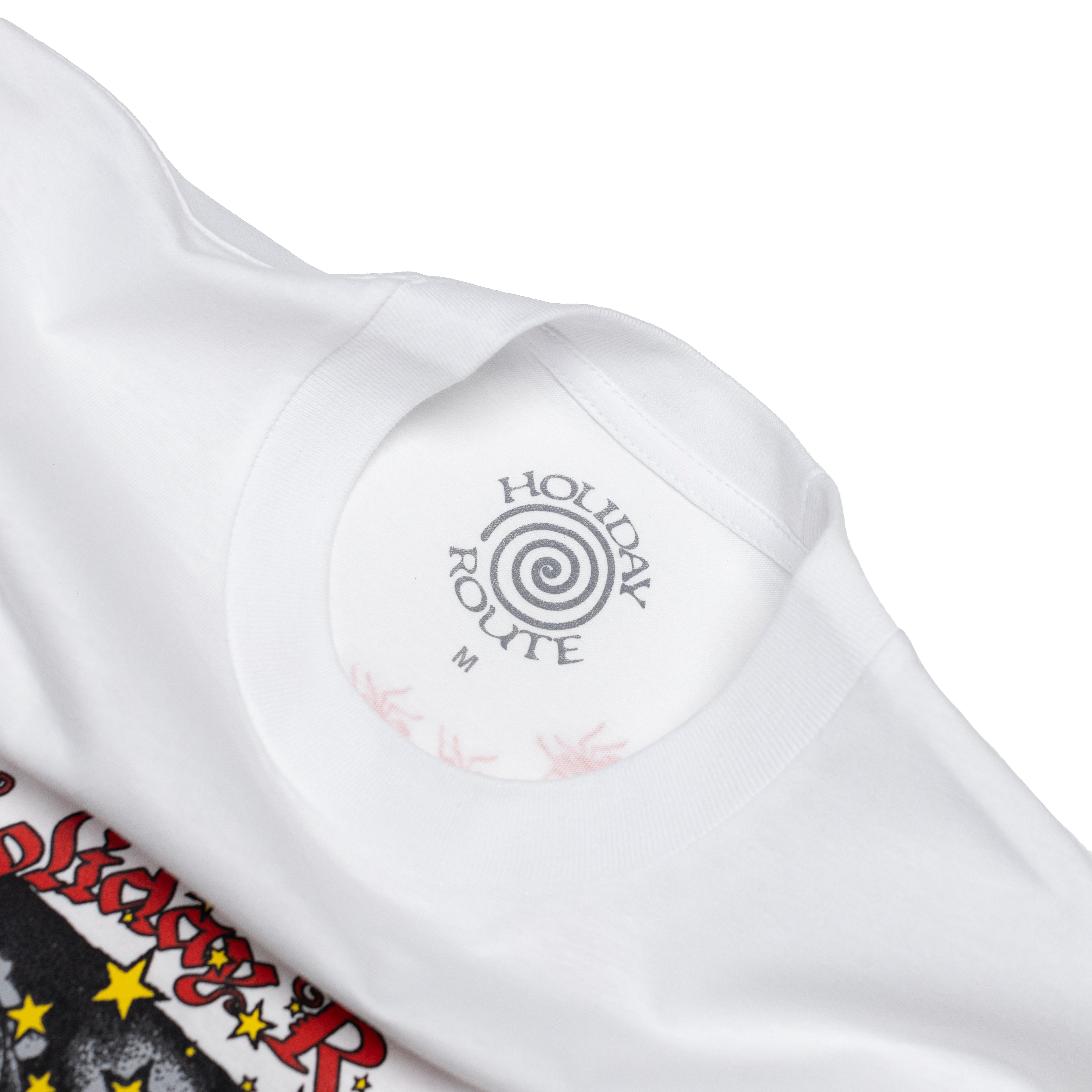 Holiday Route 'HR Spriral Of Unknown' T-Shirt (White)