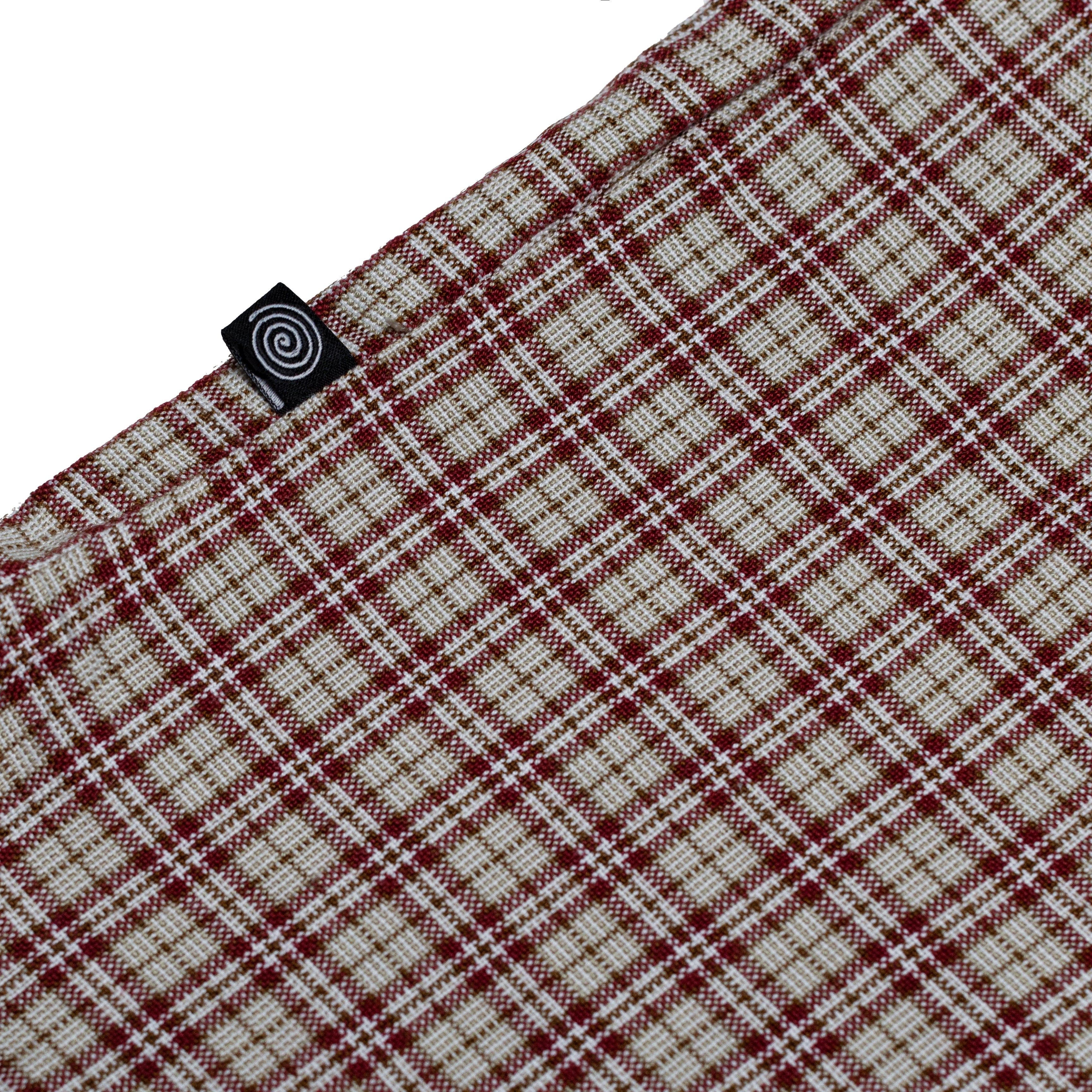 Holiday Route 'Texture Pocket' Button Up Shirt (Red/Cream)