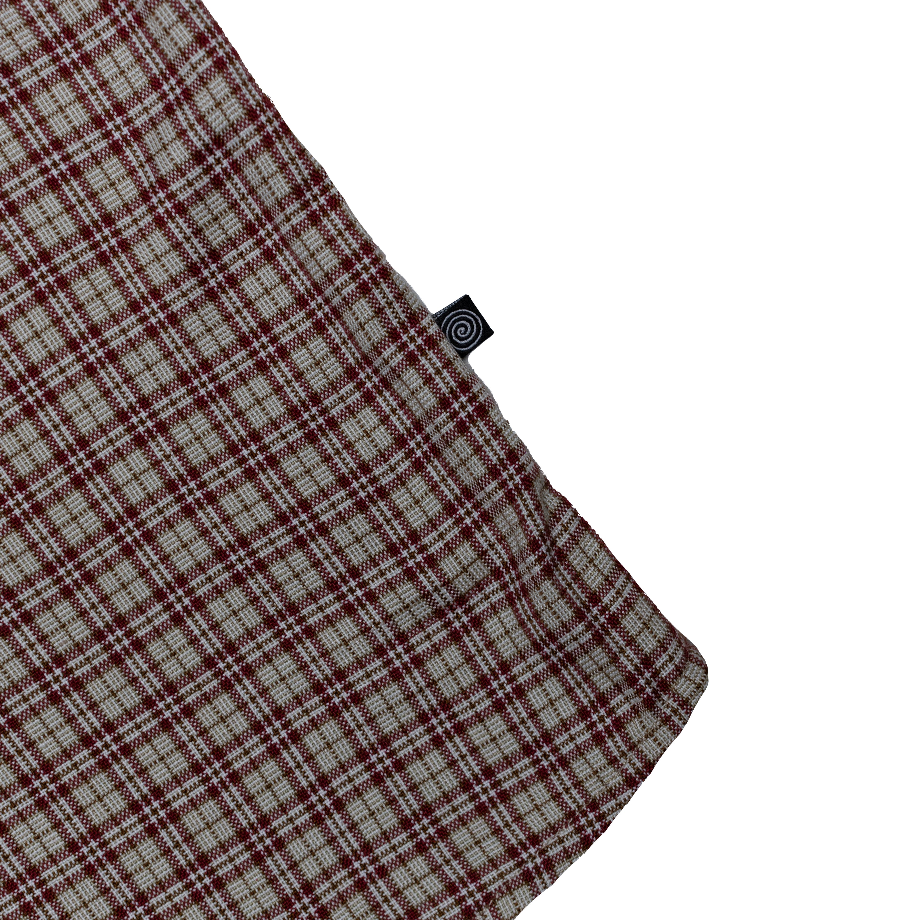 Holiday Route 'Texture Pocket' Button Up Shirt (Red/Cream)