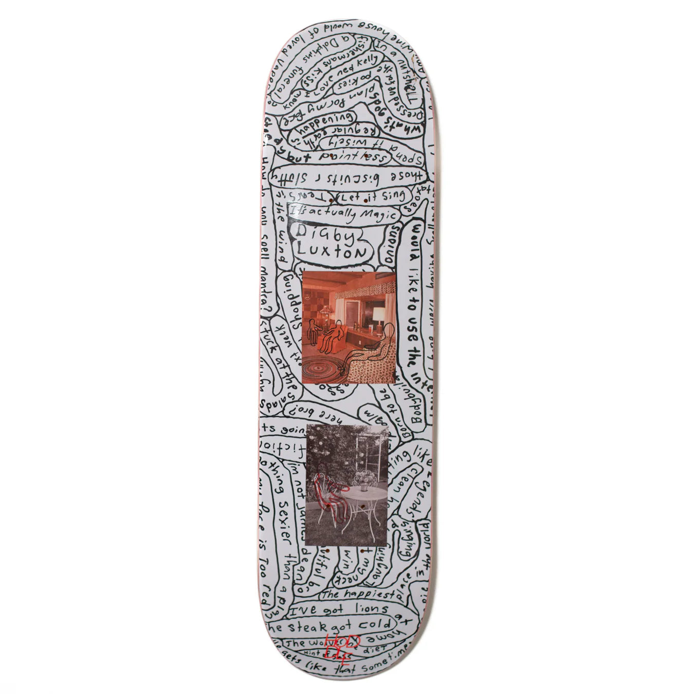 Hoddle Skateboards 8.25"/8.38" Digby Luxton 'Banter' Deck