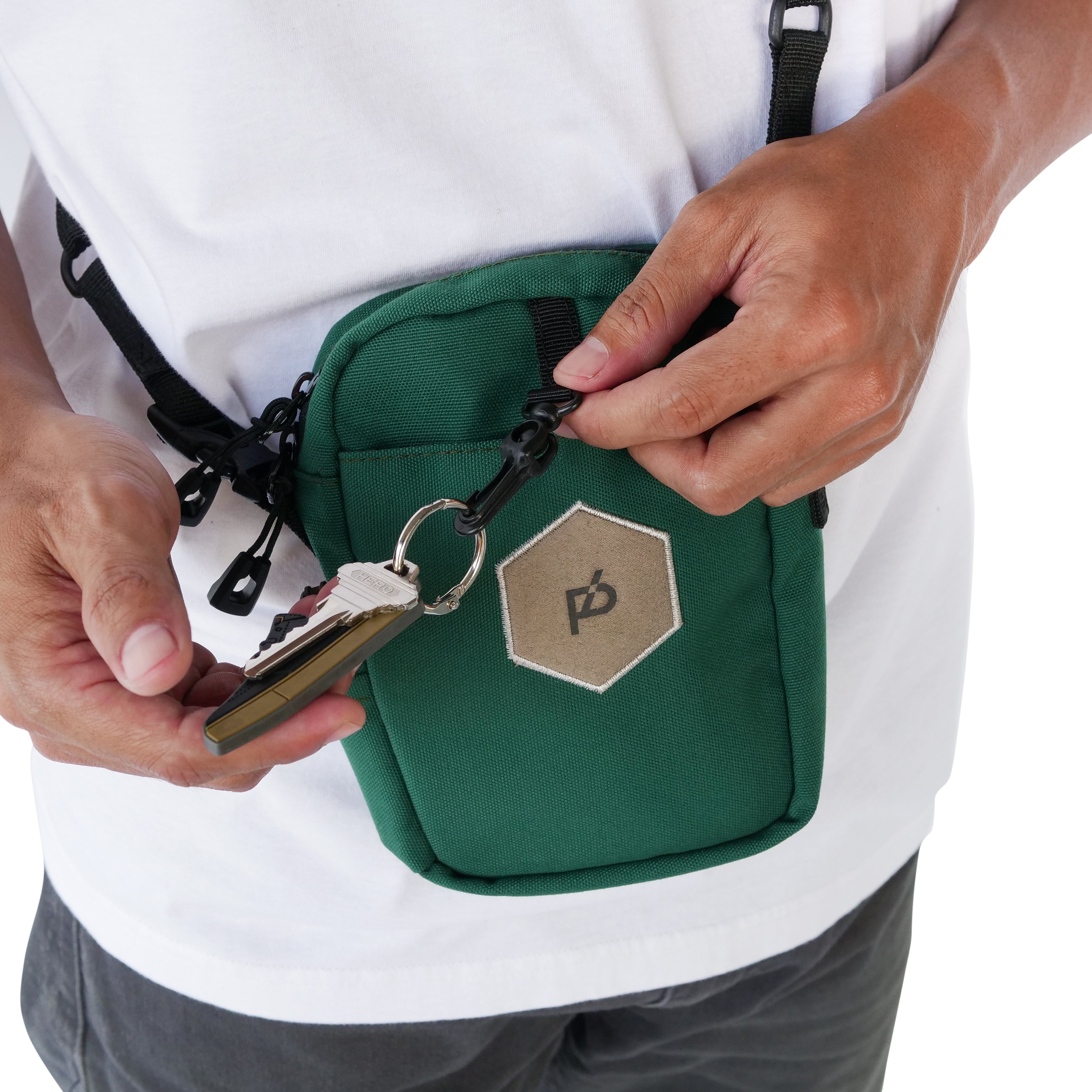 Proper Bags 'Mini Sling' Bag (Green)