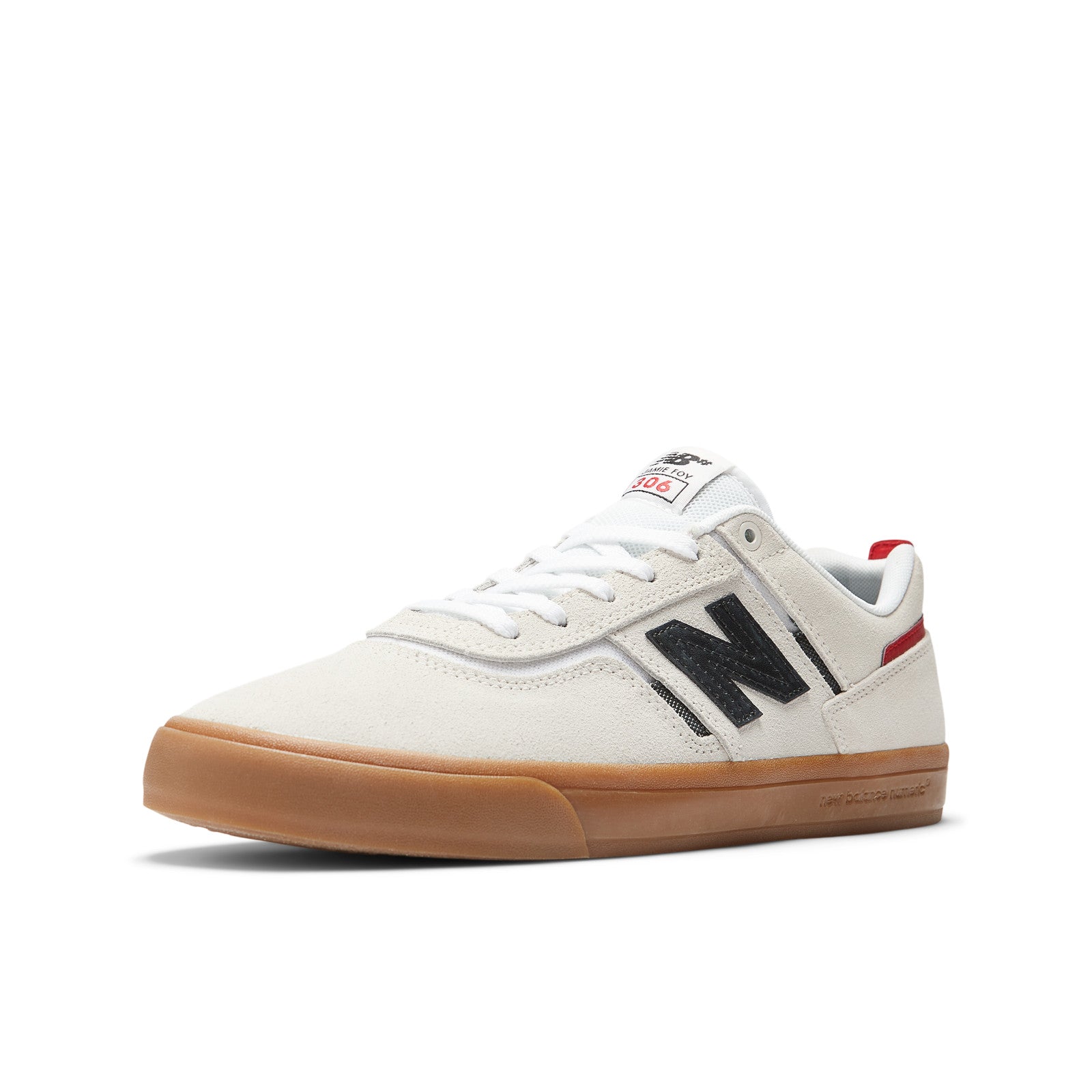 New Balance Numeric '306' Shoes (White/Brown/Beige)
