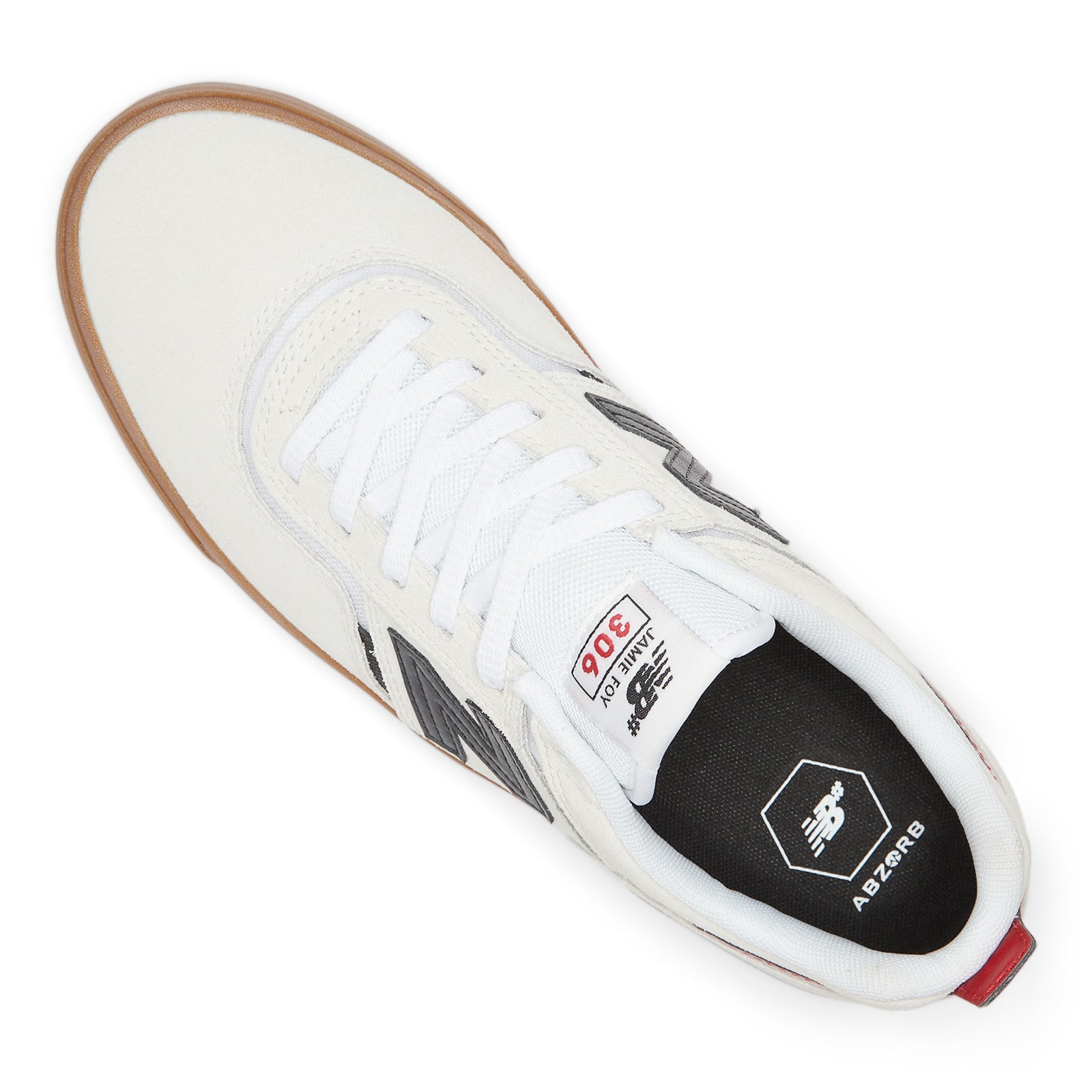 New Balance Numeric '306' Shoes (White/Brown/Beige)