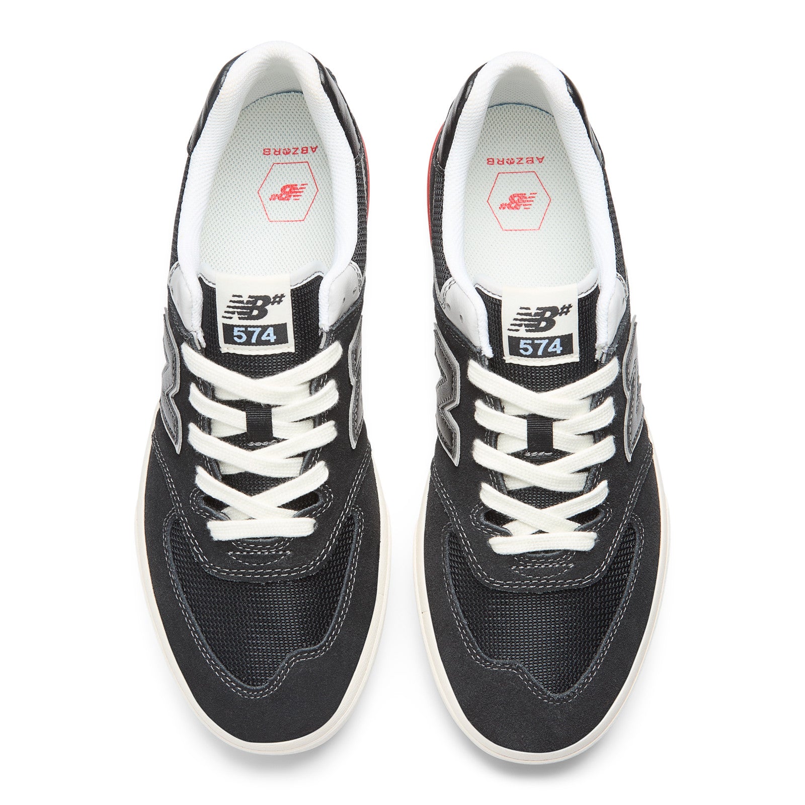 New Balance Numeric '574' Shoes (White)