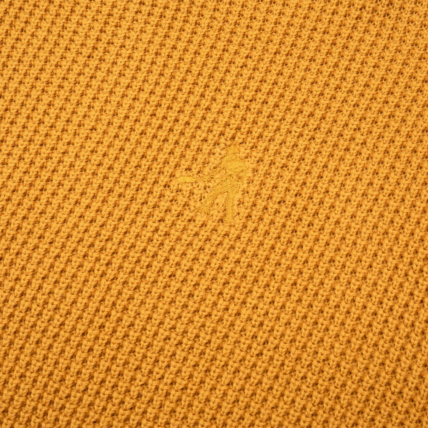 Pass~Port 'Organic Cotton Waffle Knit' Sweater (Marigold)