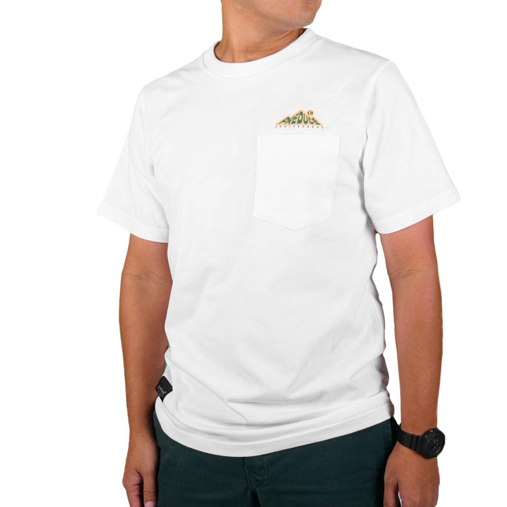 Preduce Skateboards 'Camping' Pocket T-Shirt (White)