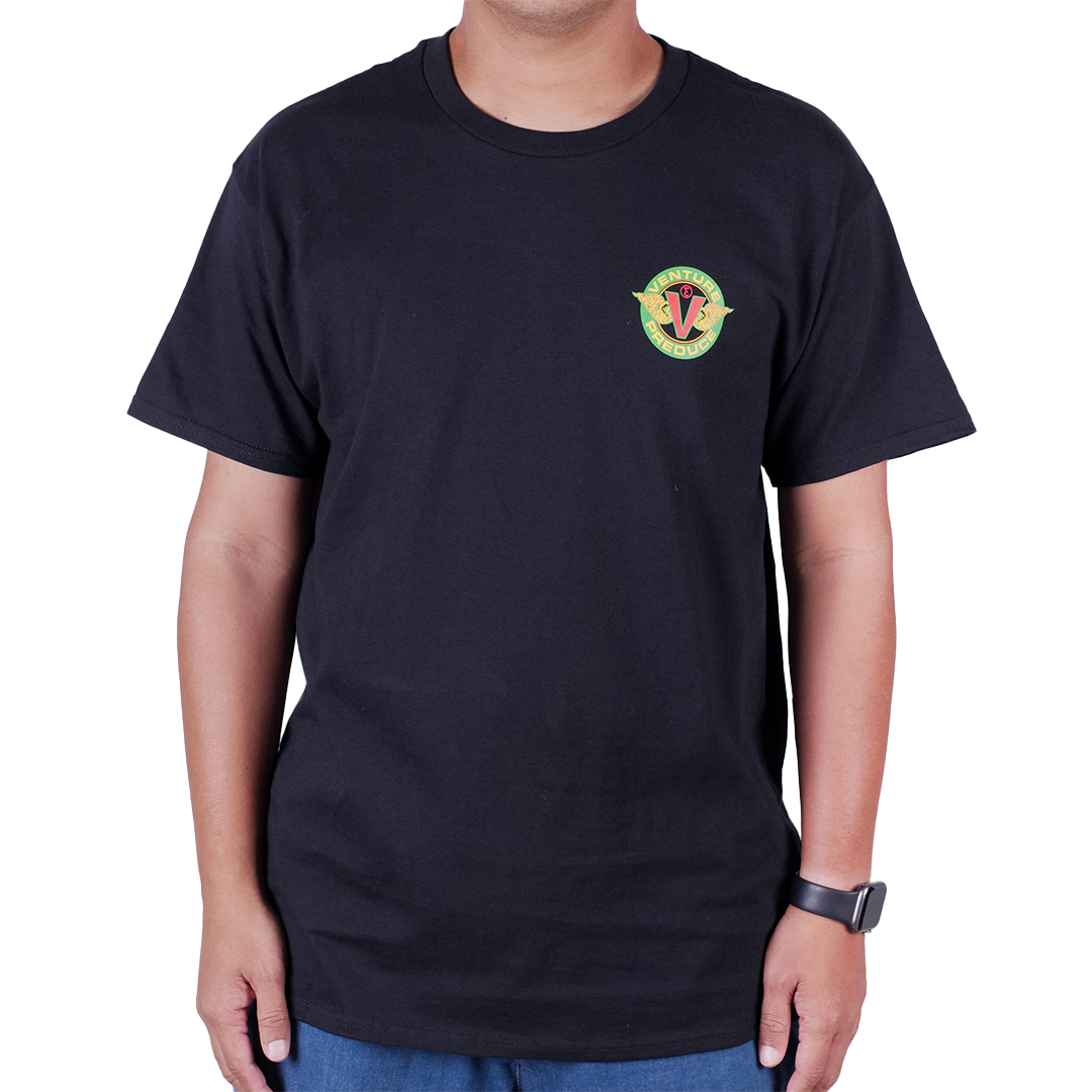 Preduce Skateboards X Venture Collab T-Shirt (Black)