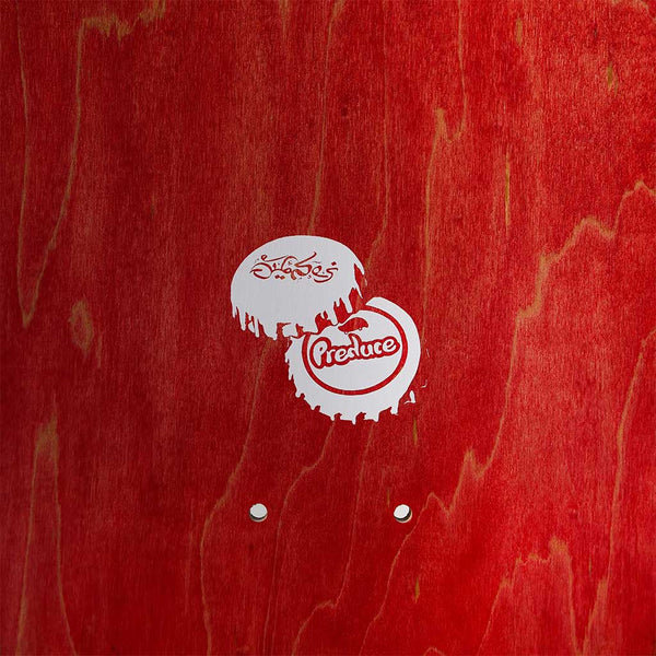 Preduce Skateboards 7.75" 'X Unsos Nam Daeng' Deck (White/Red)