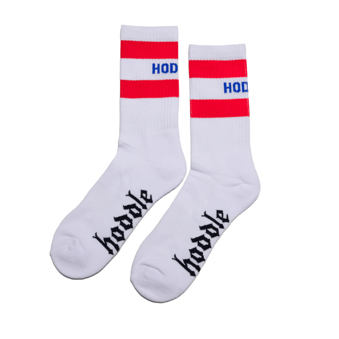 HODDLE OLD ENGLISH SOCKS WHITE