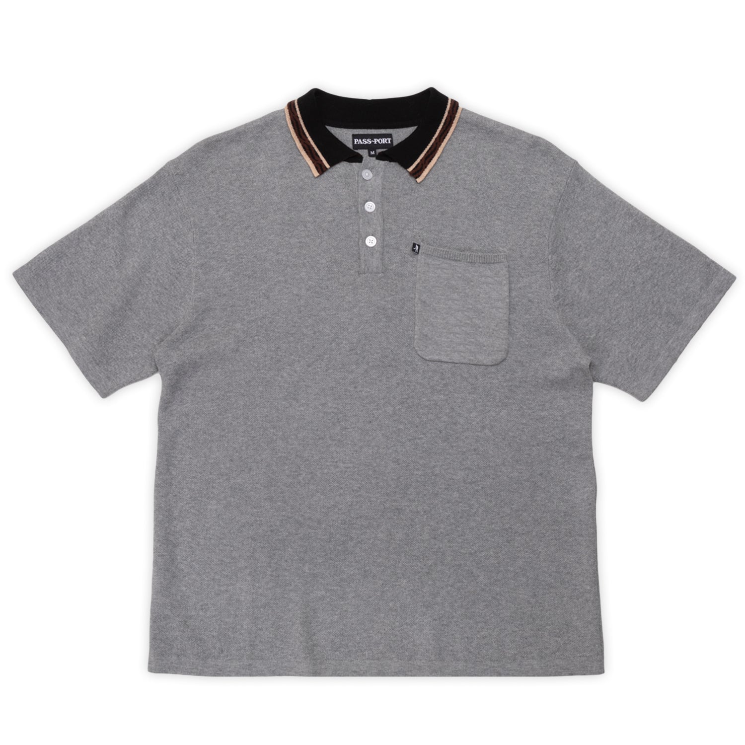 Pass~Port 'Sunspot Organic' Knit Polo (Grey)