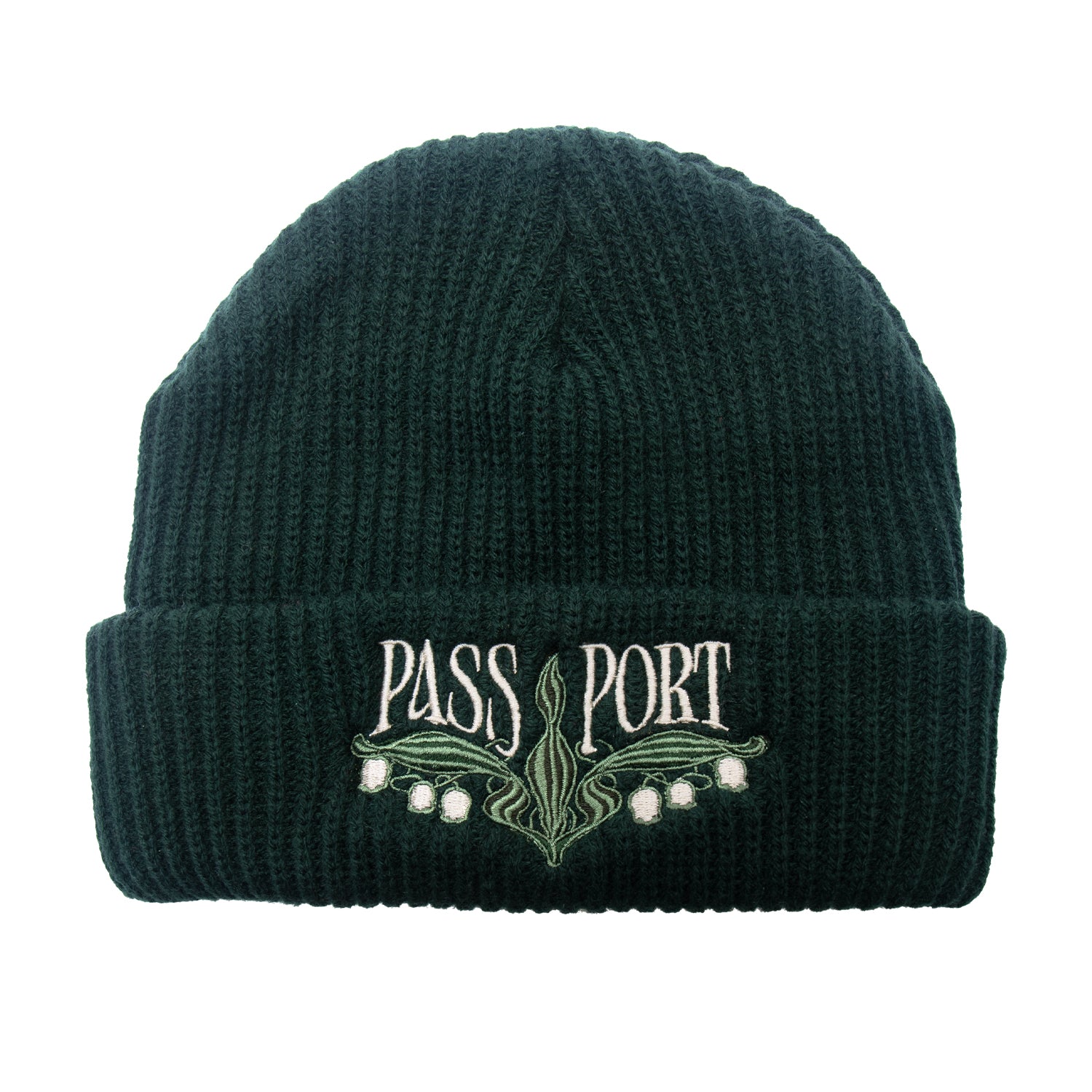 Pass~Port 'Lily Of The Valley' Beanie (Dark Green)