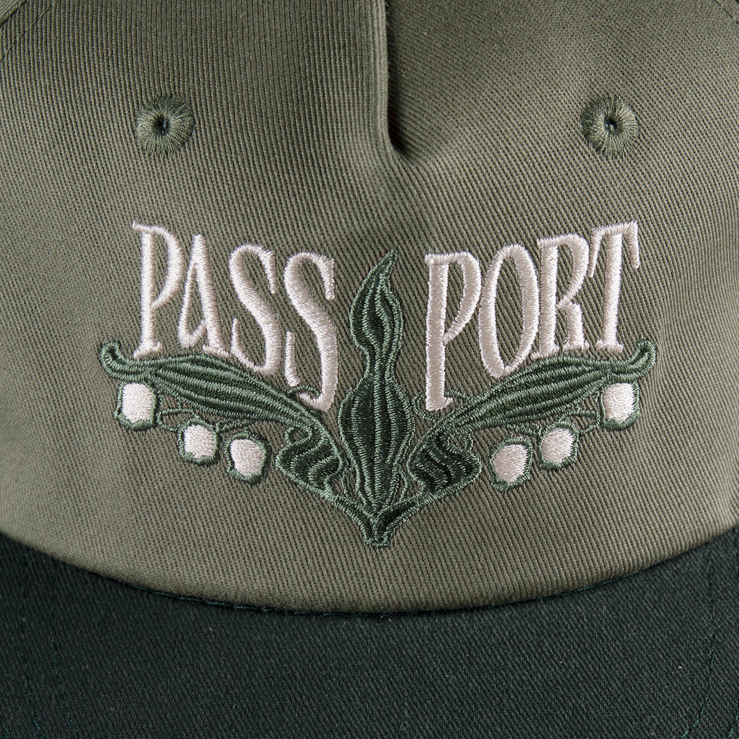 Pass~Port Lily of The Valley Workers Cap (Moss/Dark Military)