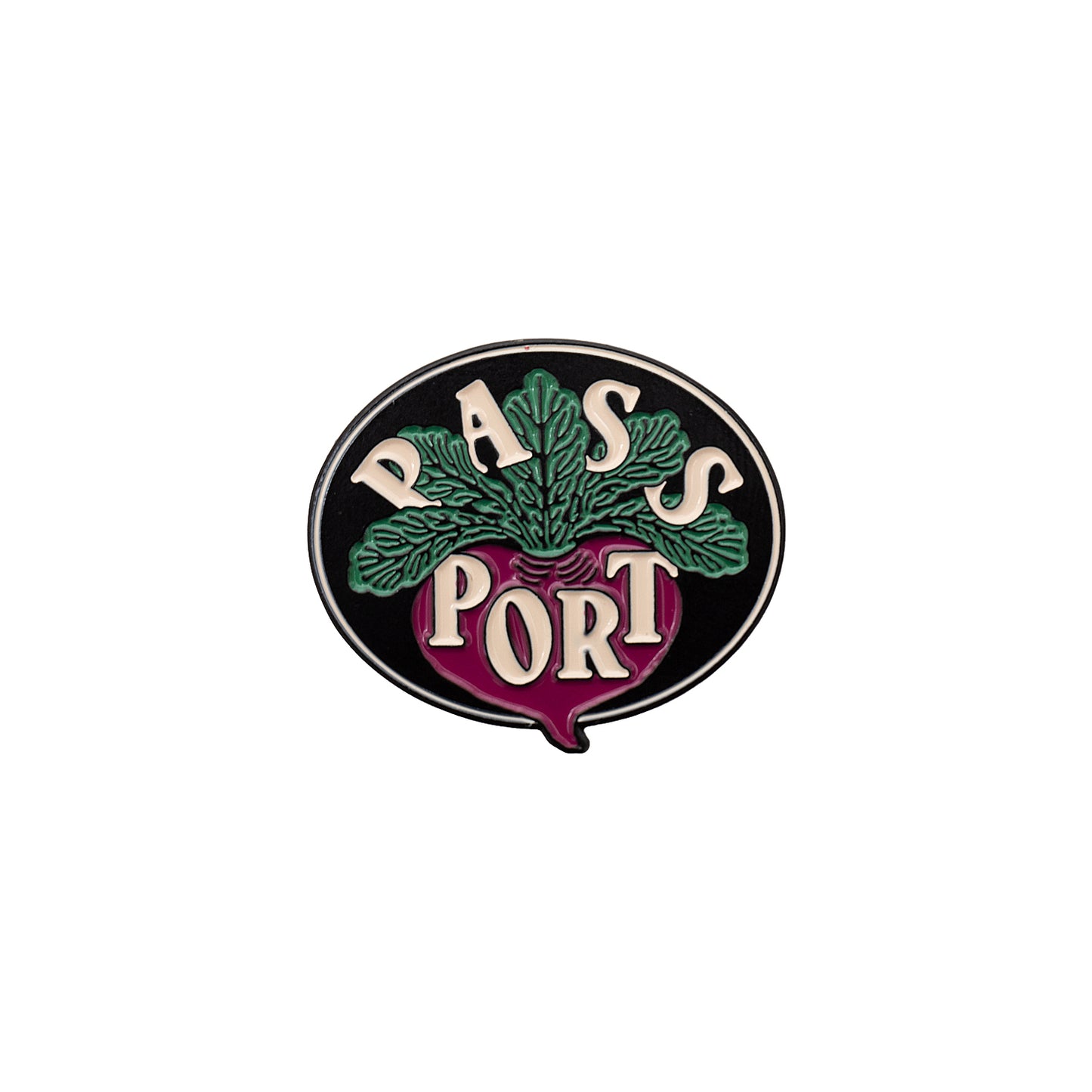 Pass~Port Radish Pin