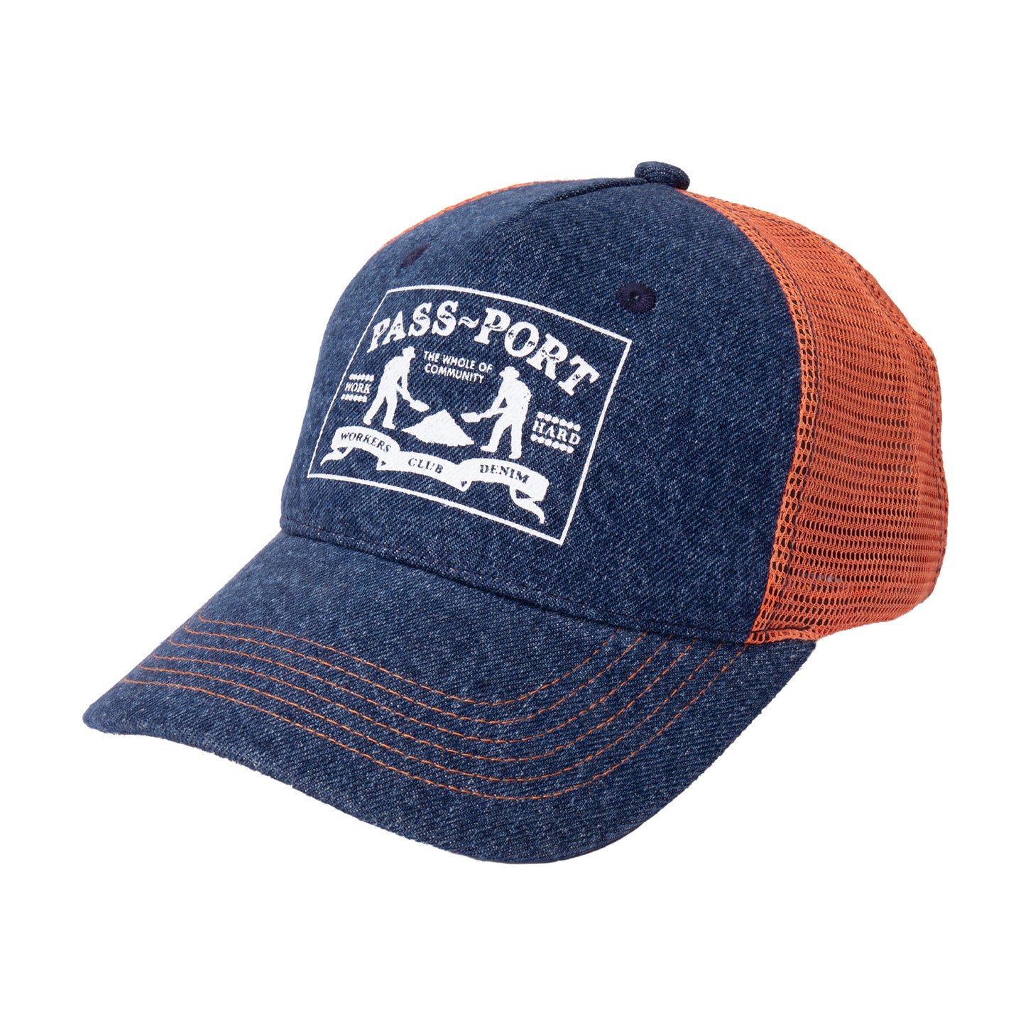 Pass~Port Workers Club Denim Packers Trucker (Dark Indigo)