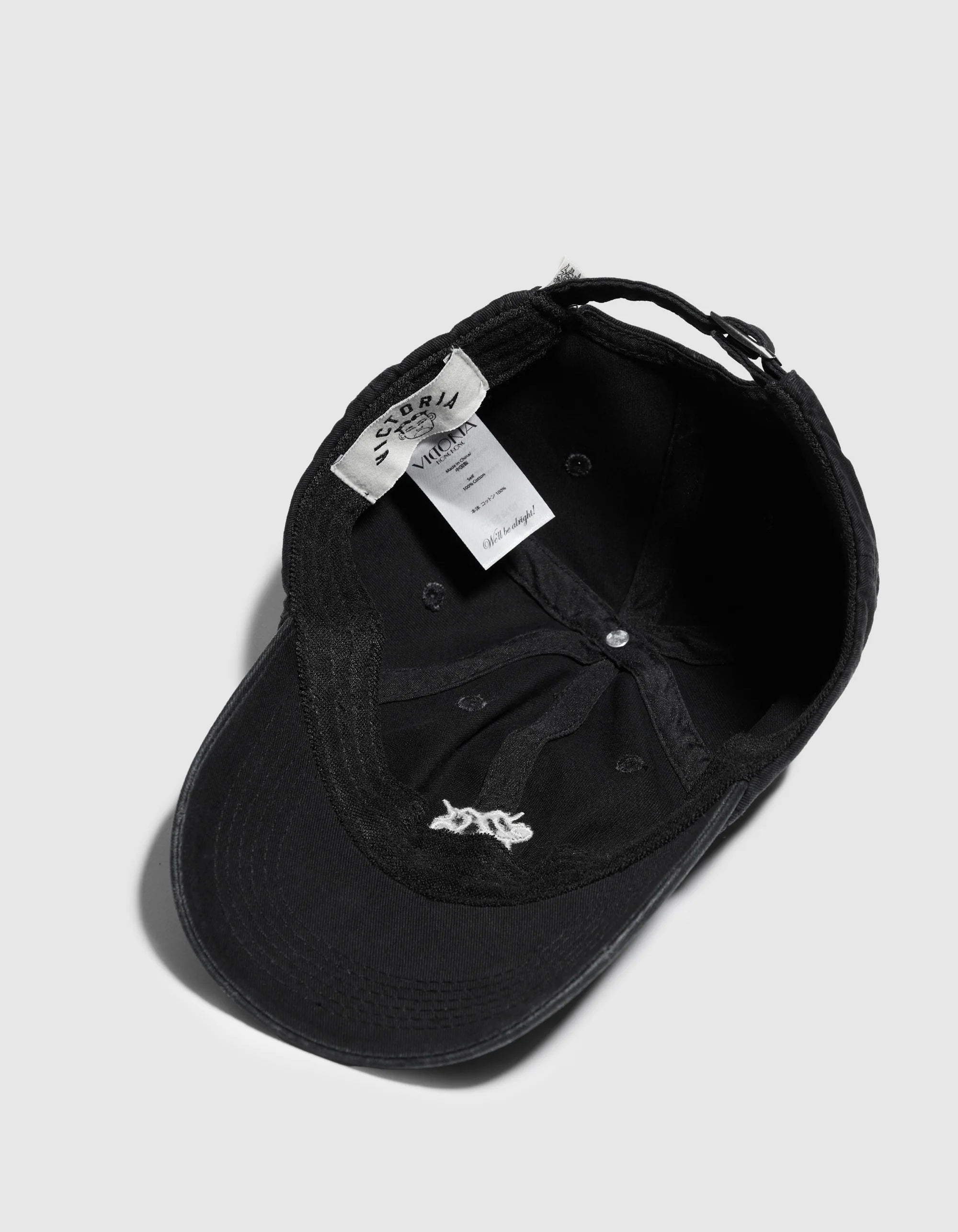 VICTORIA 'Queenhead Logo' Cap (Black)