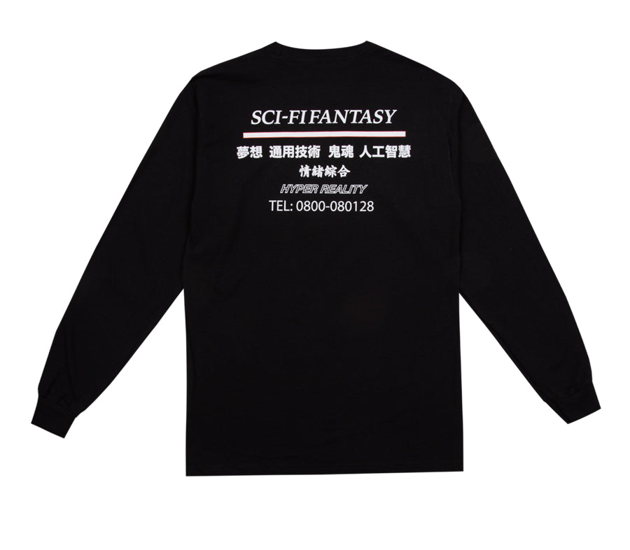 Sci-Fi Fantasy "Industrial" L/S Shirt (Black)